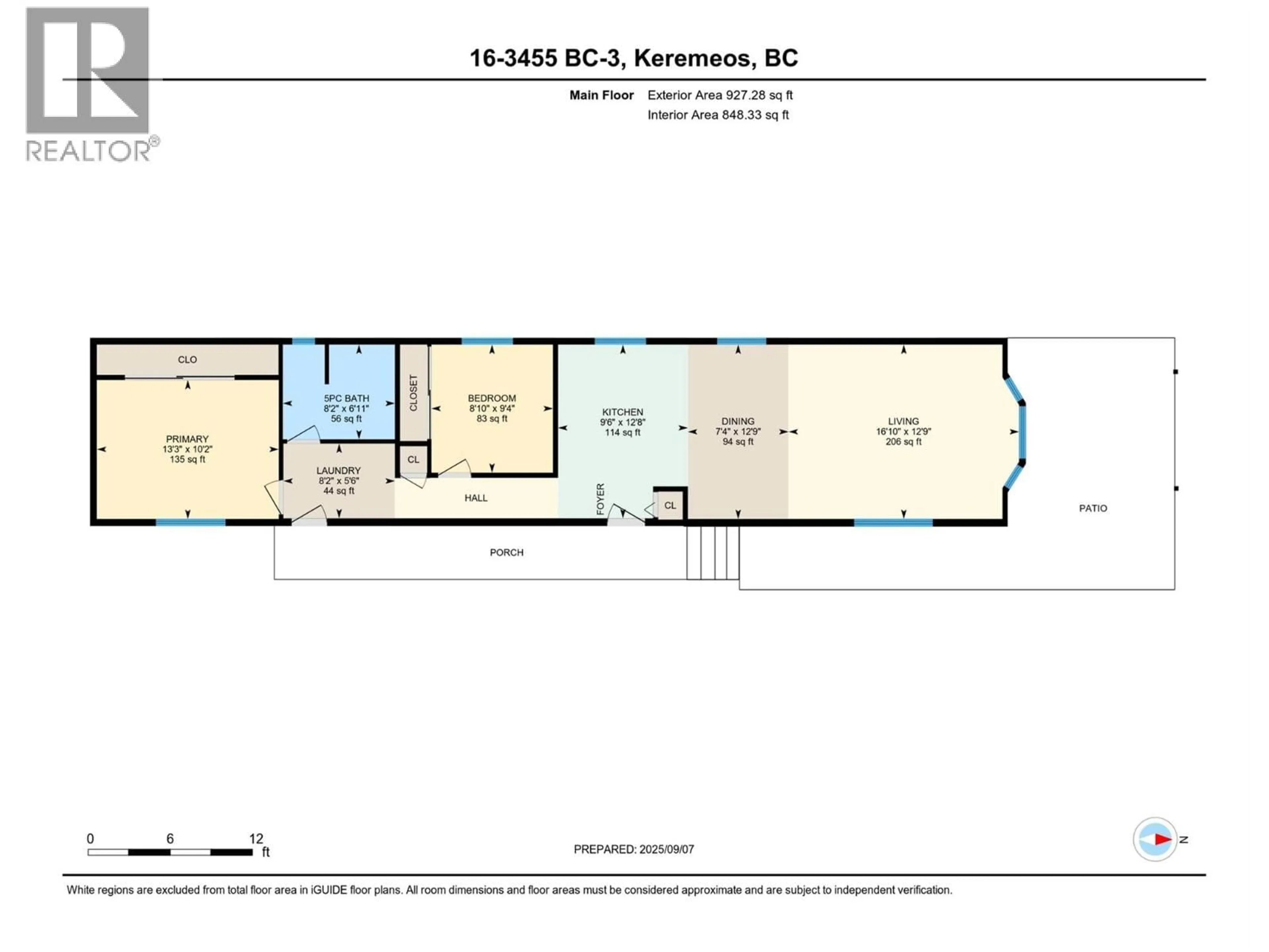 Floor plan for 16 - 3455 HIGHWAY 3 OTHER, Keremeos British Columbia V0X1N1