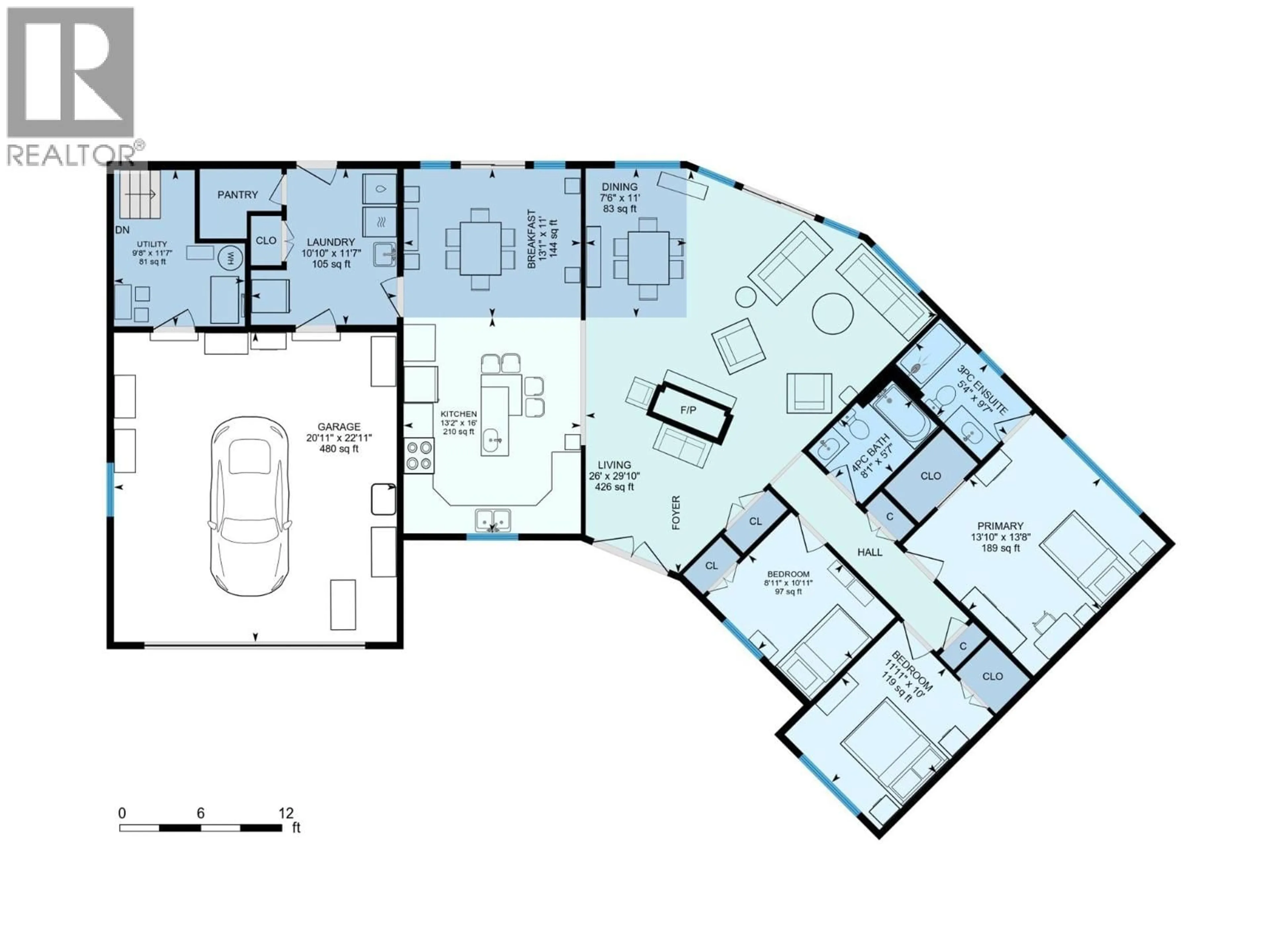 Floor plan for 4571 50 STREET NORTHEAST, Salmon Arm British Columbia V1E1Y6