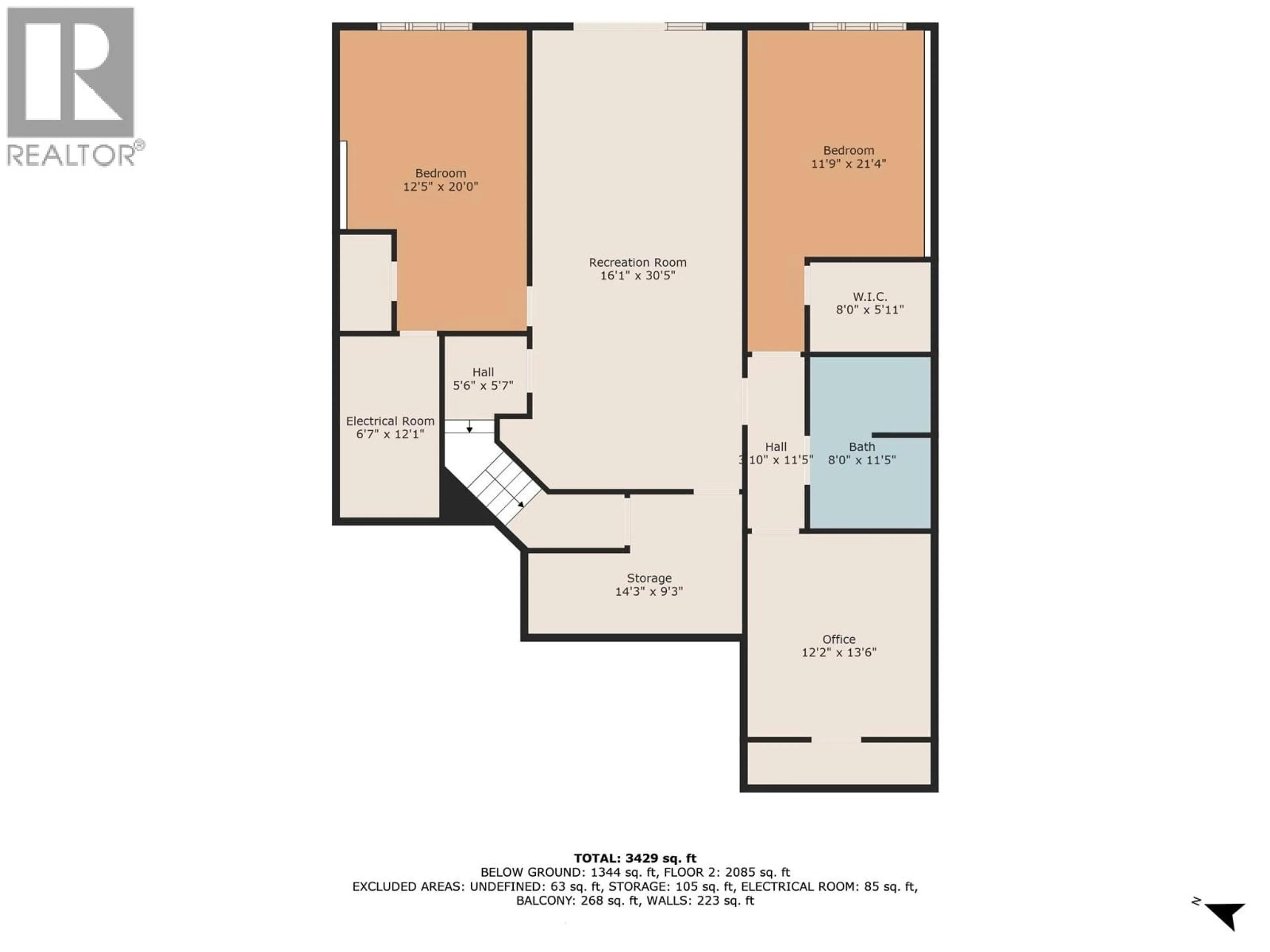Floor plan for 4117 GALLAGHERS BOULEVARD SOUTH, Kelowna British Columbia V1W4V2