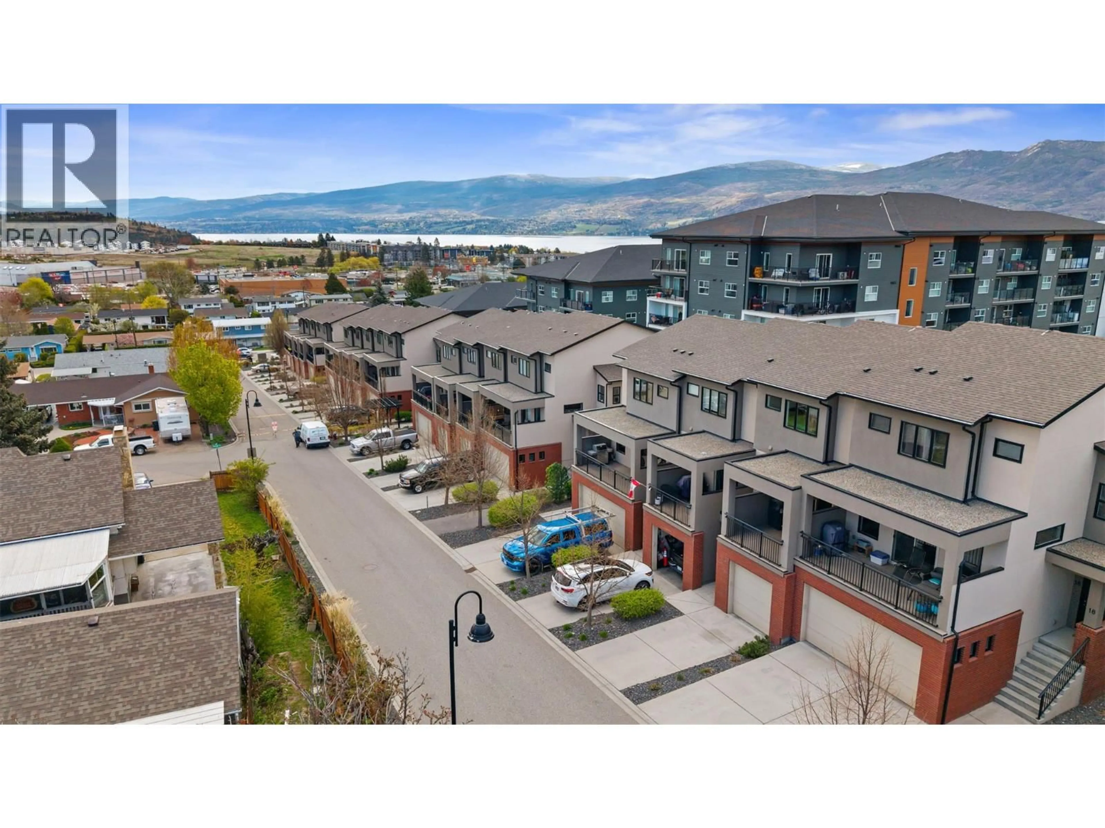 A pic from outside/outdoor area/front of a property/back of a property/a pic from drone, mountain view for 17 - 3620 BROWN ROAD, West Kelowna British Columbia V4T3L2