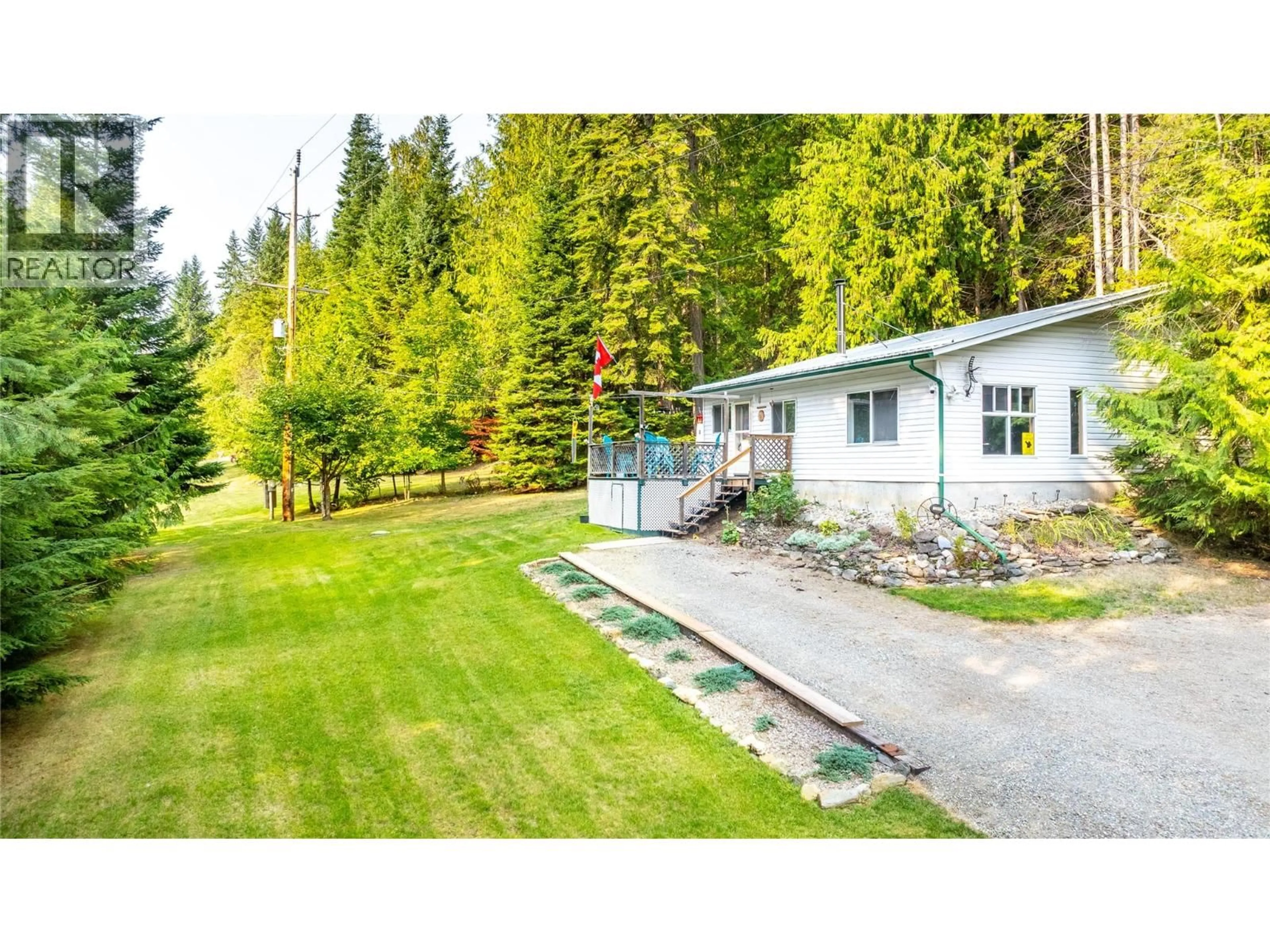 A pic from outside/outdoor area/front of a property/back of a property/a pic from drone, unknown for 12806 3A HIGHWAY, Boswell British Columbia V0B1A0