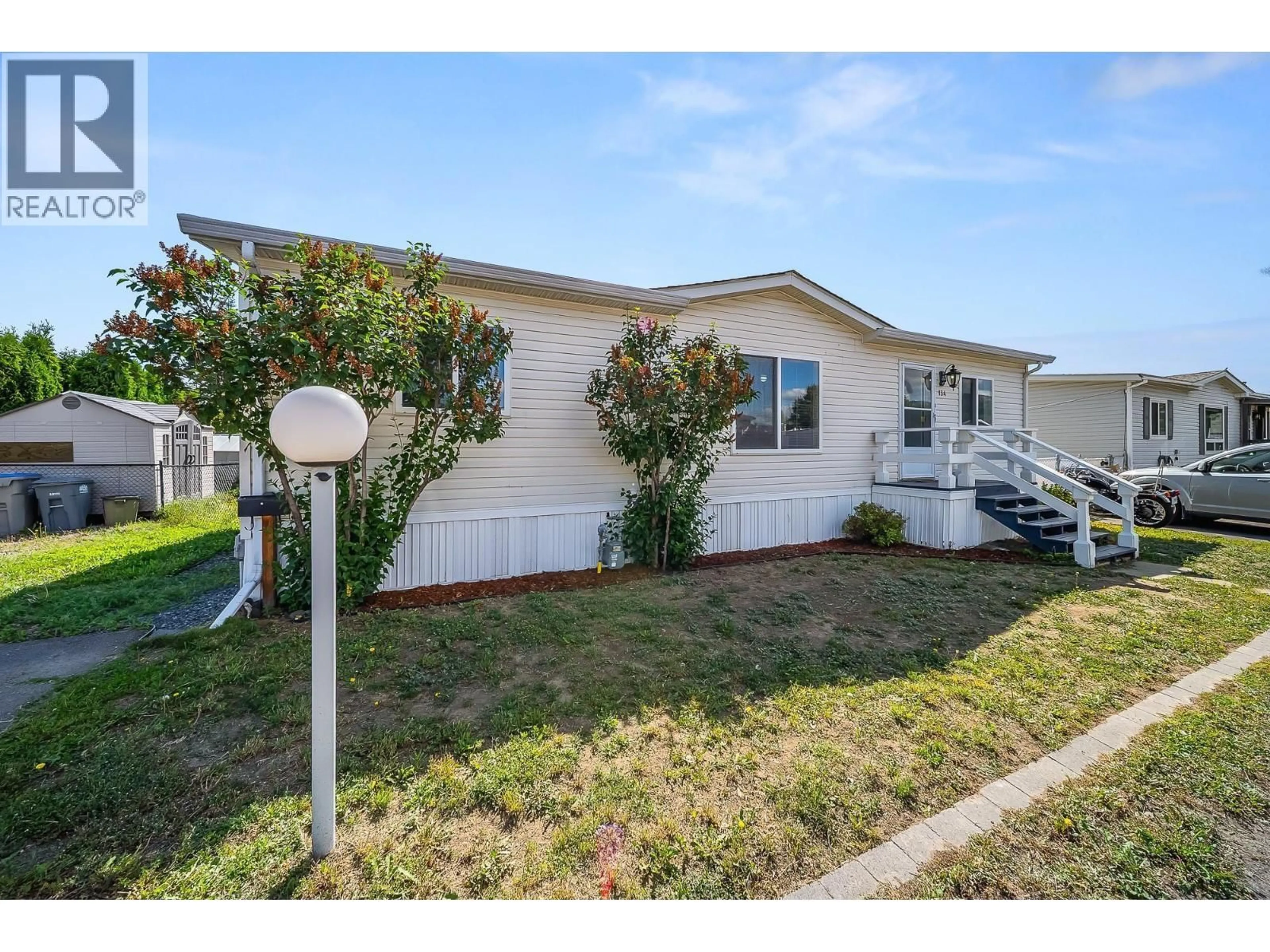 Home with vinyl exterior material, street for 134 - 1655 ORD ROAD, Kamloops British Columbia V2B7V5
