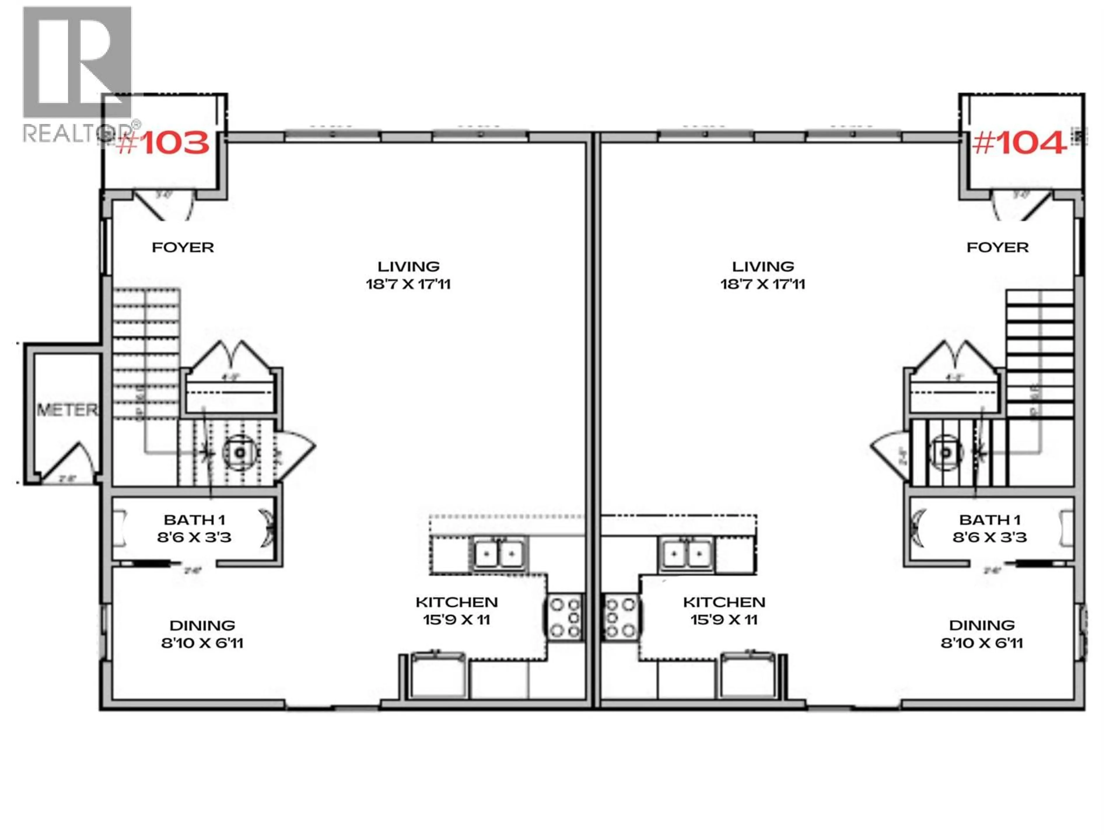 Floor plan for 103 - 11815 GRANT AVENUE, Summerland British Columbia V0H1Z8