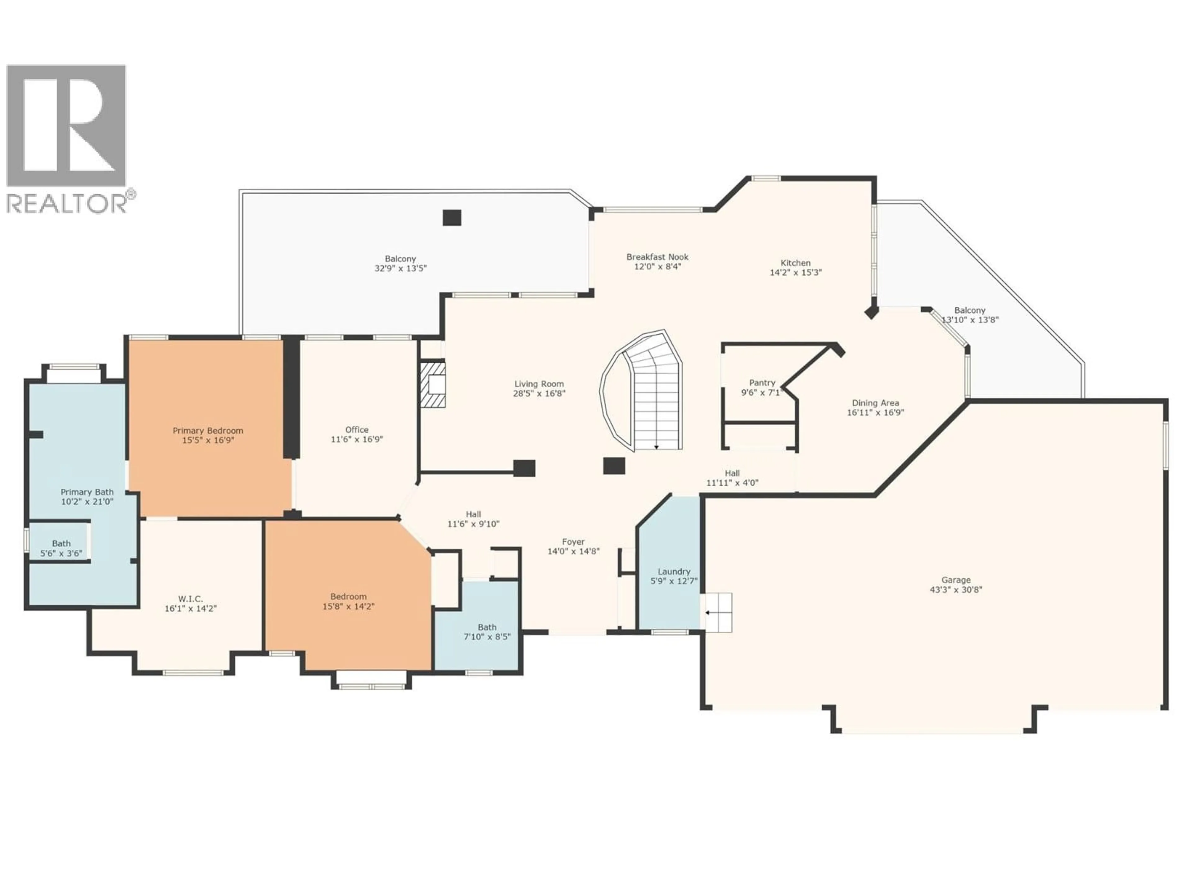 Floor plan for 43 - 2155 HORIZON DRIVE, West Kelowna British Columbia V1Z3Z9