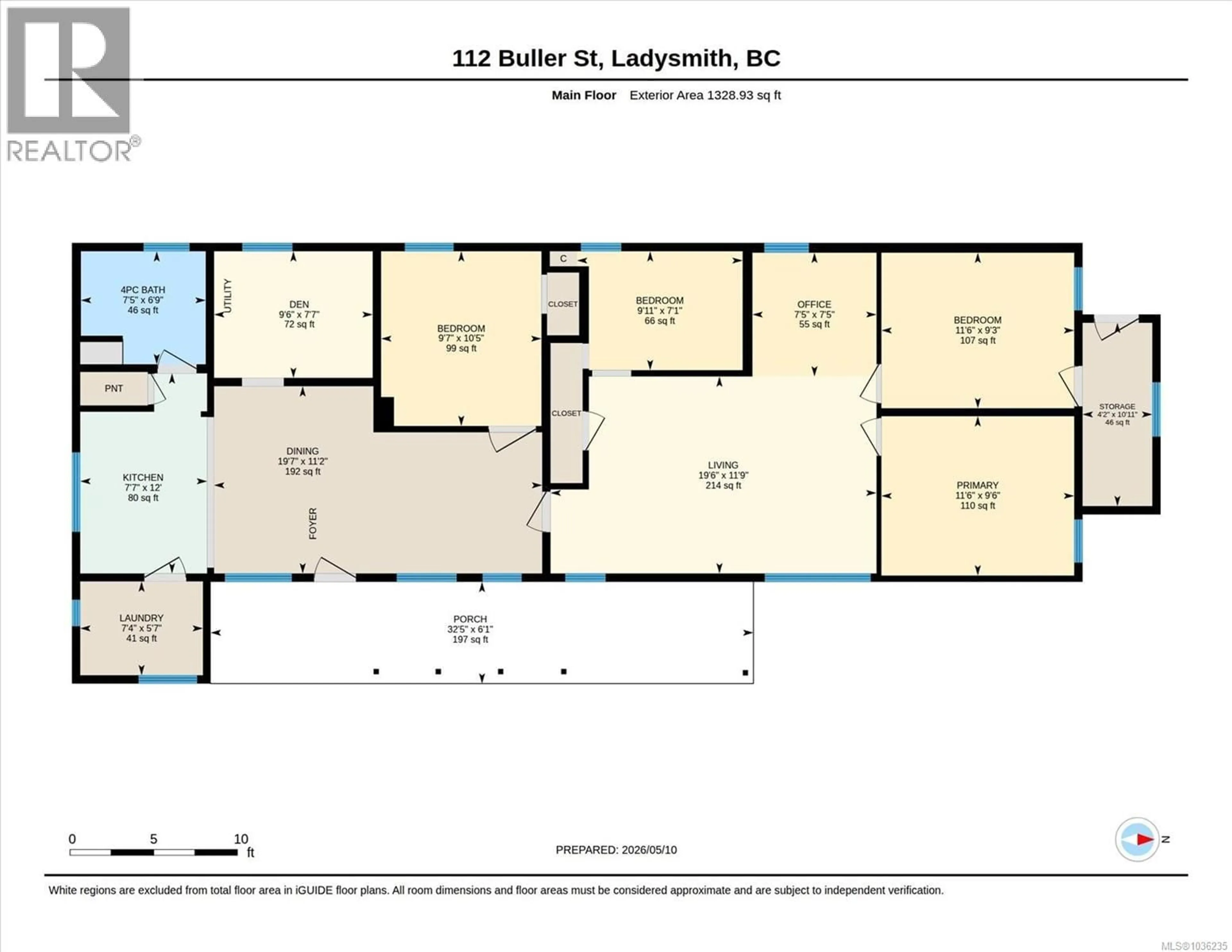 Floor plan for 112 BULLER STREET, Ladysmith British Columbia V9G1A1