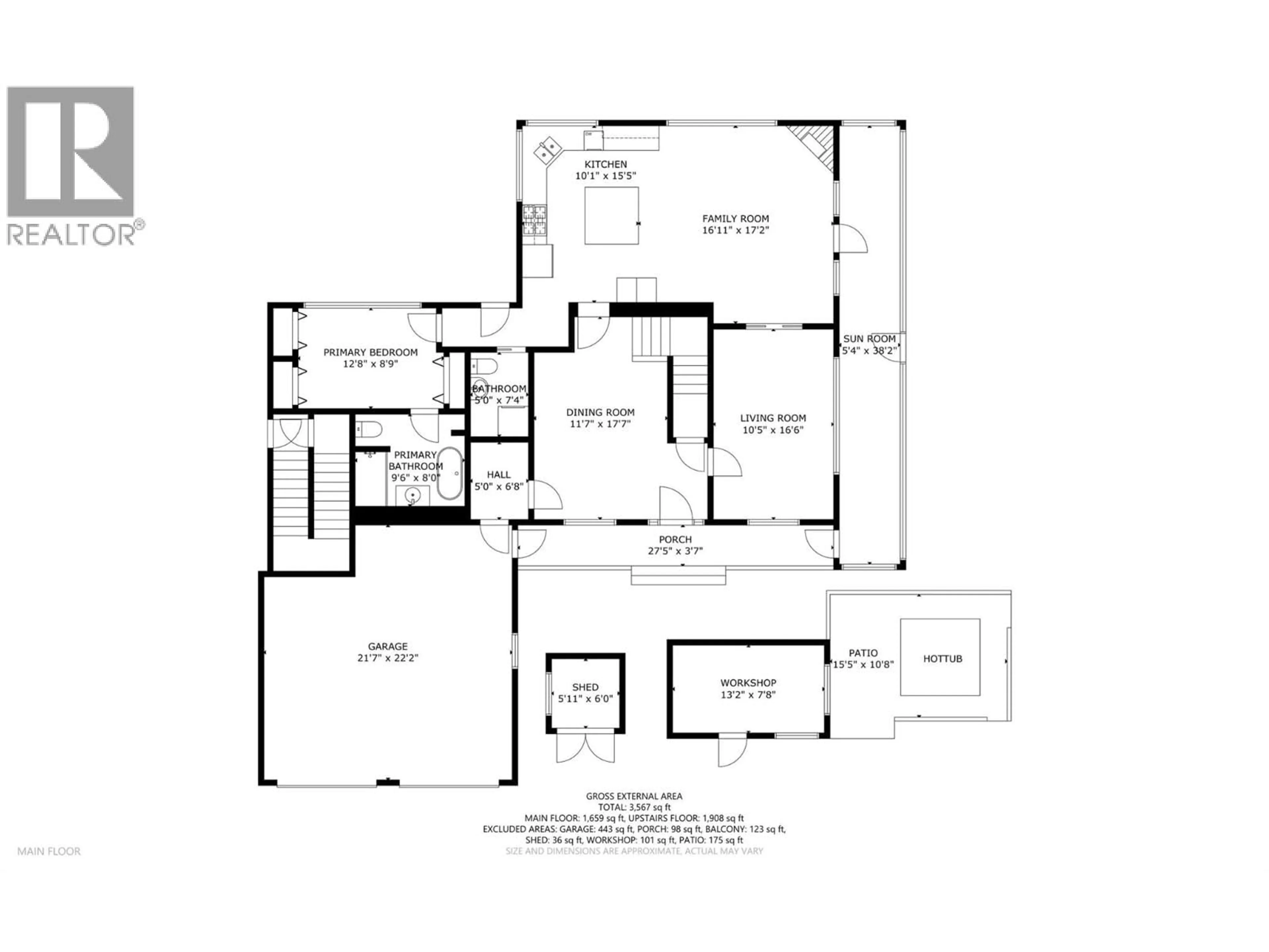 Floor plan for 3404 34 AVENUE, Vernon British Columbia V1T2P9