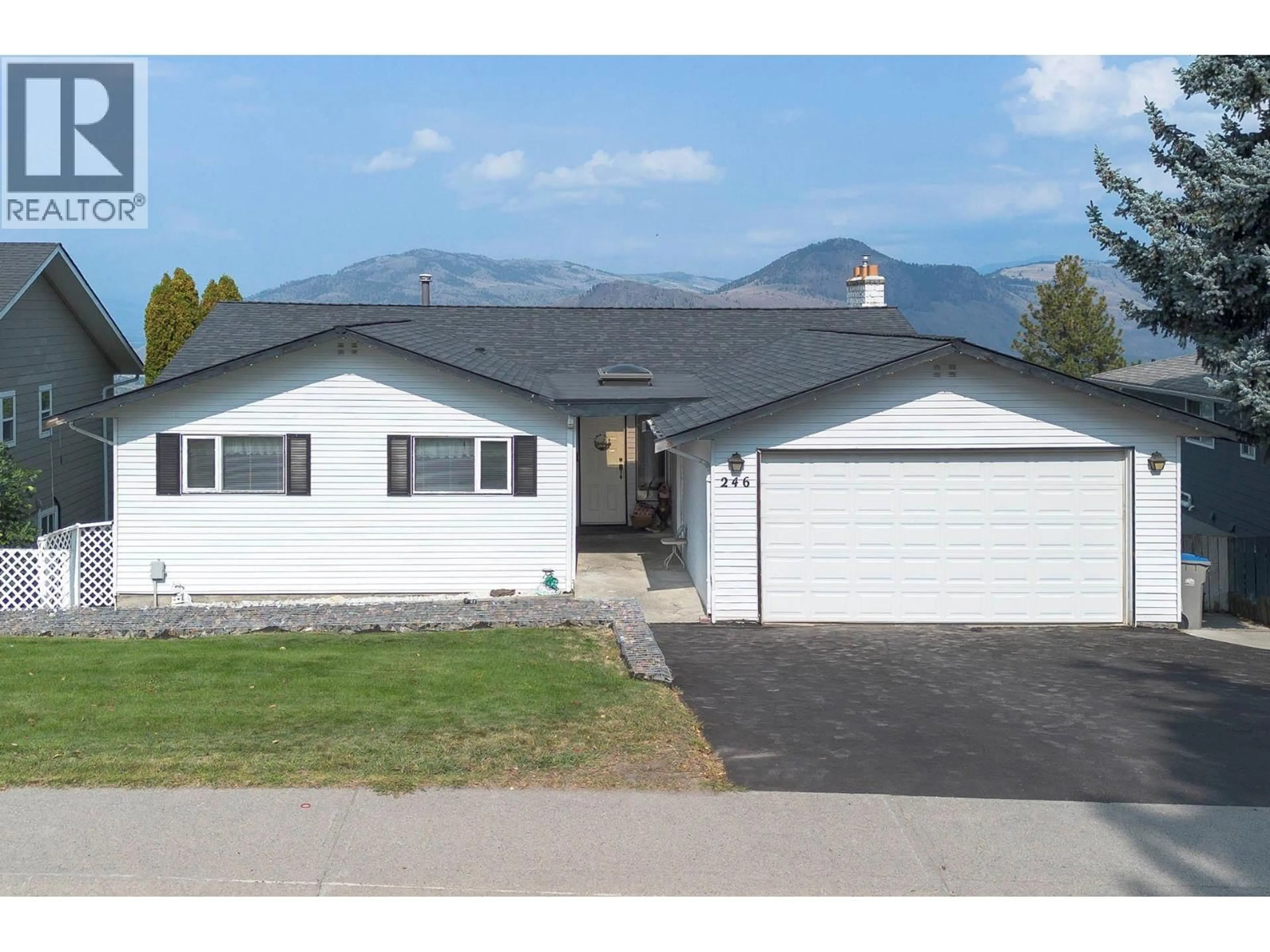 Home with vinyl exterior material, mountain view for 246 ROBSON DRIVE, Kamloops British Columbia V2E1W1