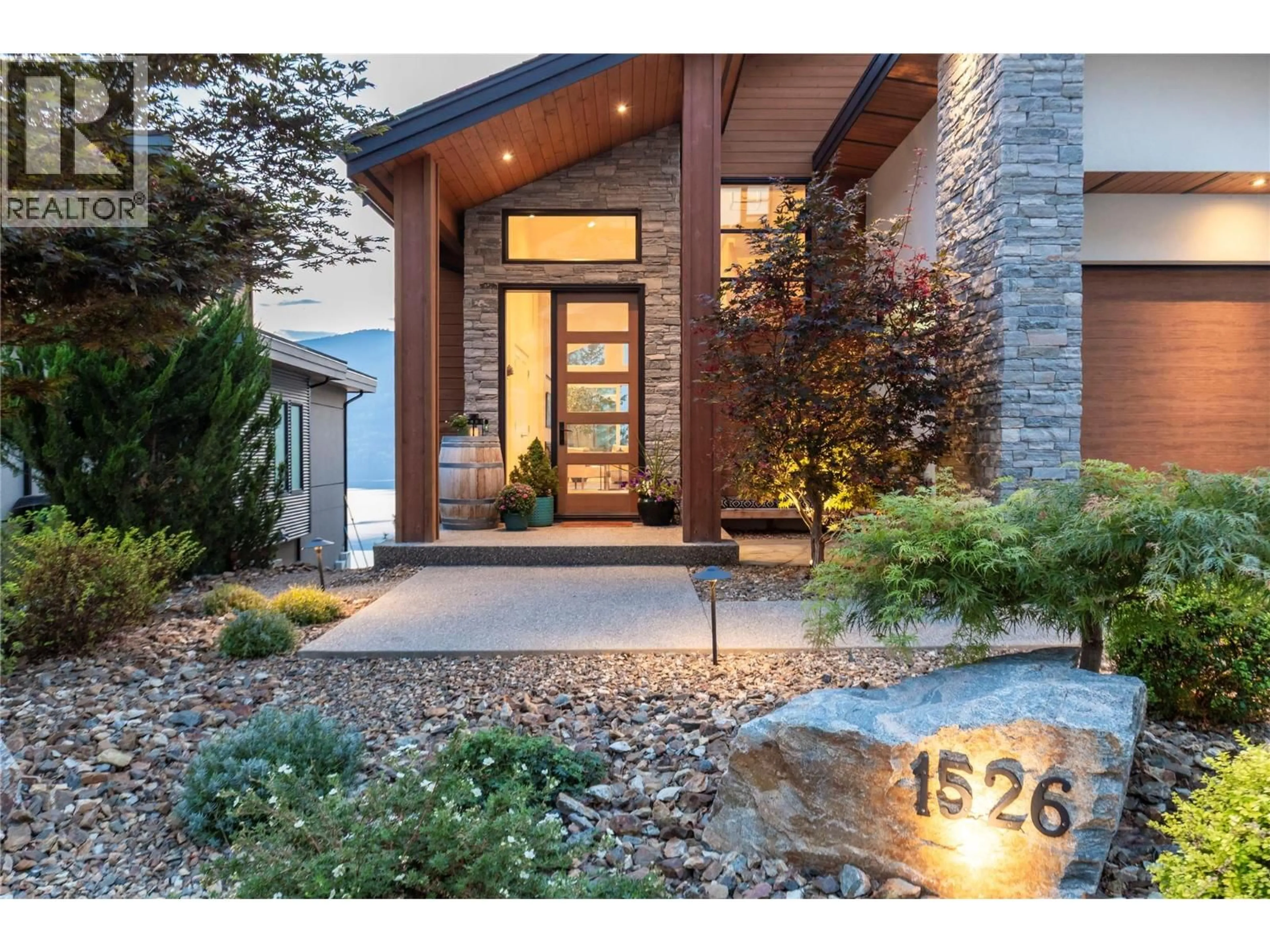 Home with brick exterior material, street for 1526 MARBLE LEDGE DRIVE, Lake Country British Columbia V4V2T4