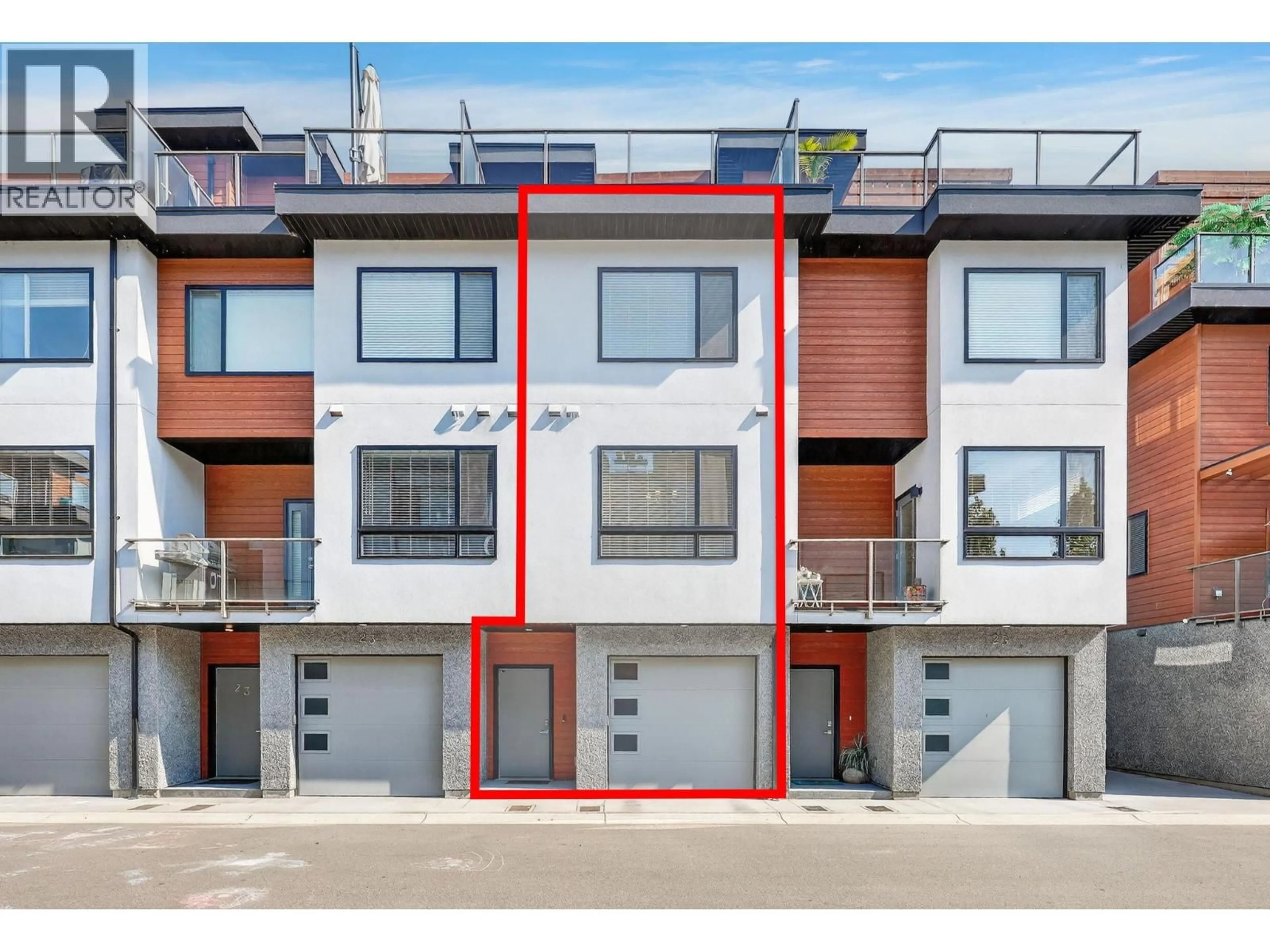 A pic from outside/outdoor area/front of a property/back of a property/a pic from drone, street for 24 - 3510 LANDIE ROAD, Kelowna British Columbia V1W3A8