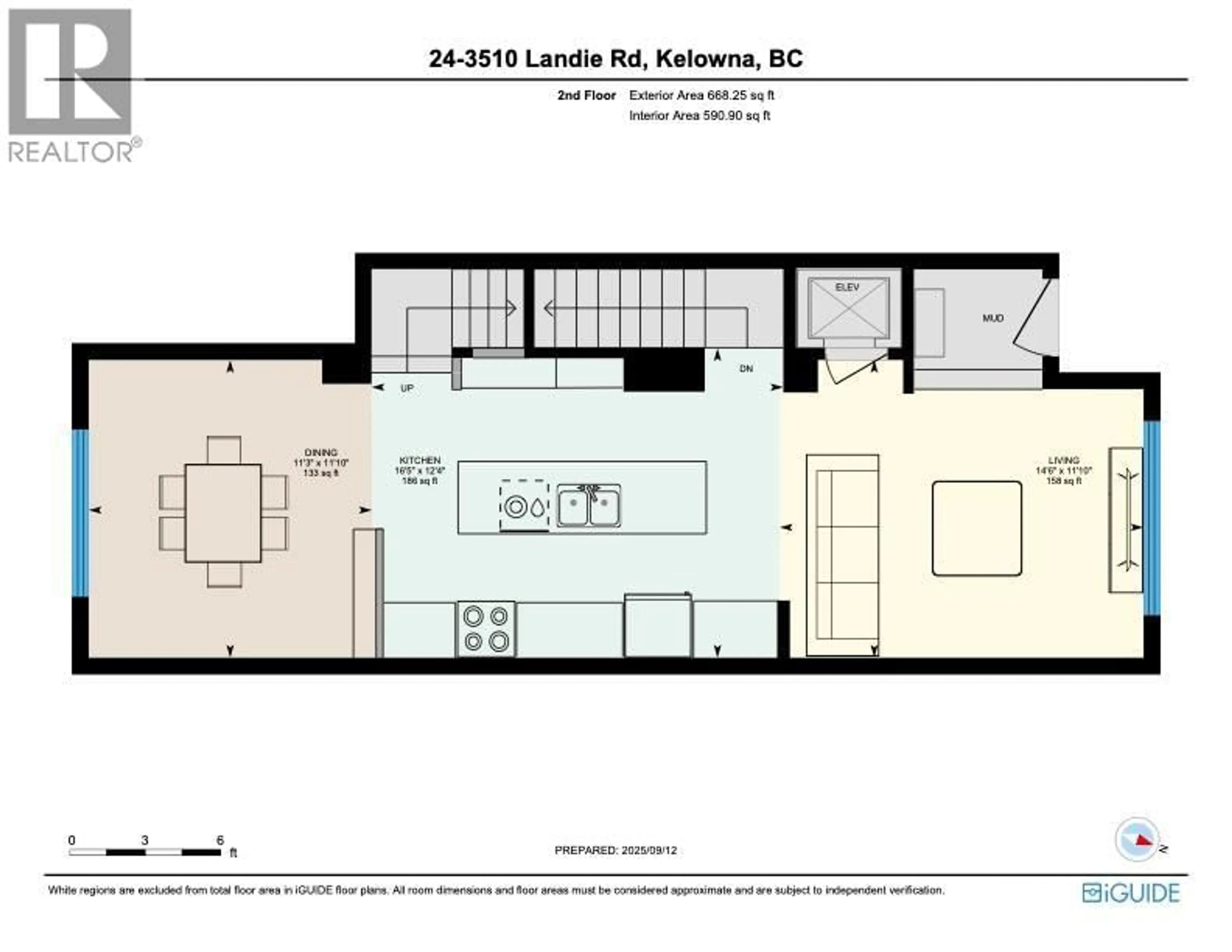 Floor plan for 24 - 3510 LANDIE ROAD, Kelowna British Columbia V1W3A8