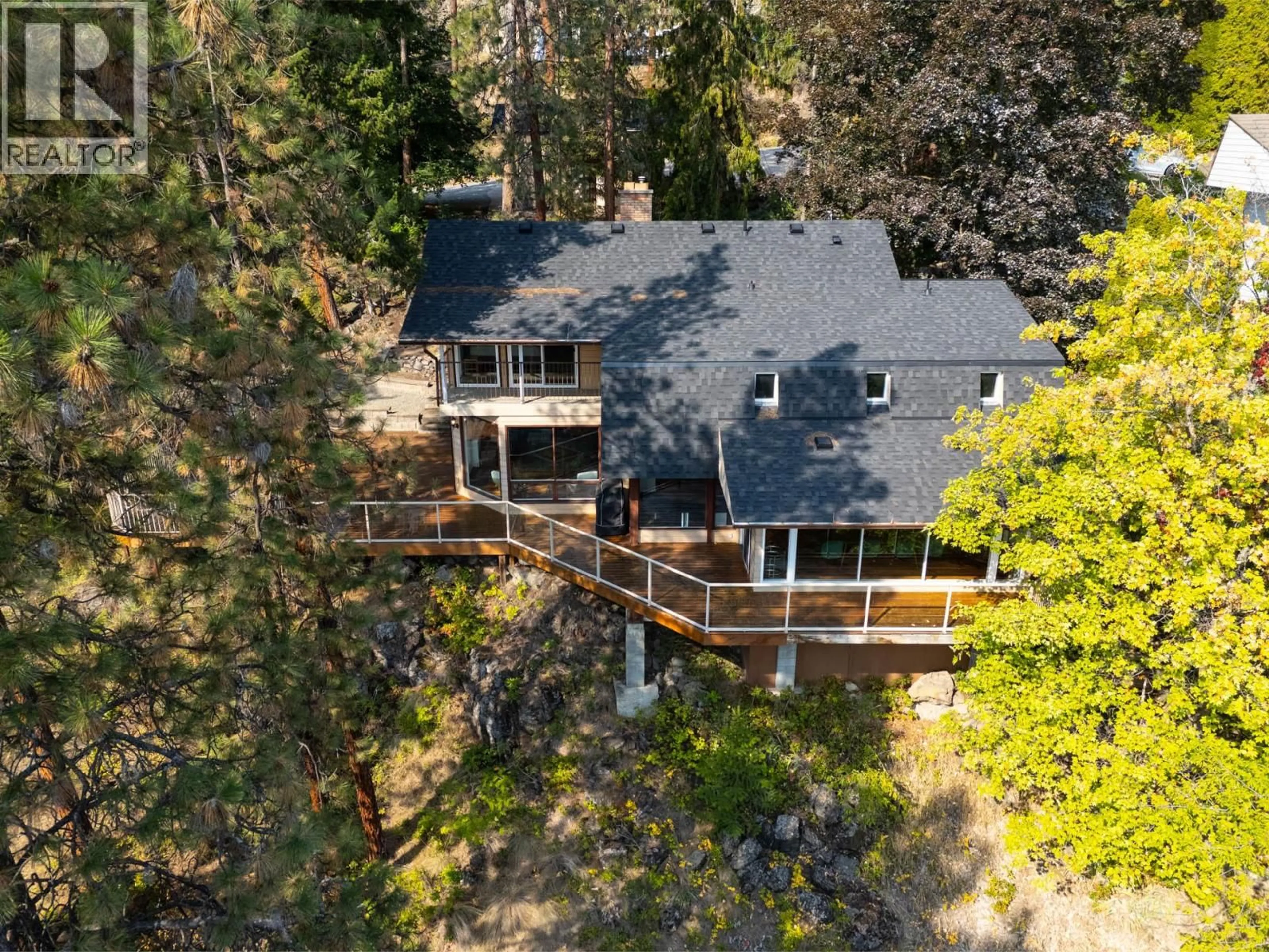 A pic from outside/outdoor area/front of a property/back of a property/a pic from drone, forest/trees view for 2771 LAKERIDGE ROAD, West Kelowna British Columbia V1Z1Y1