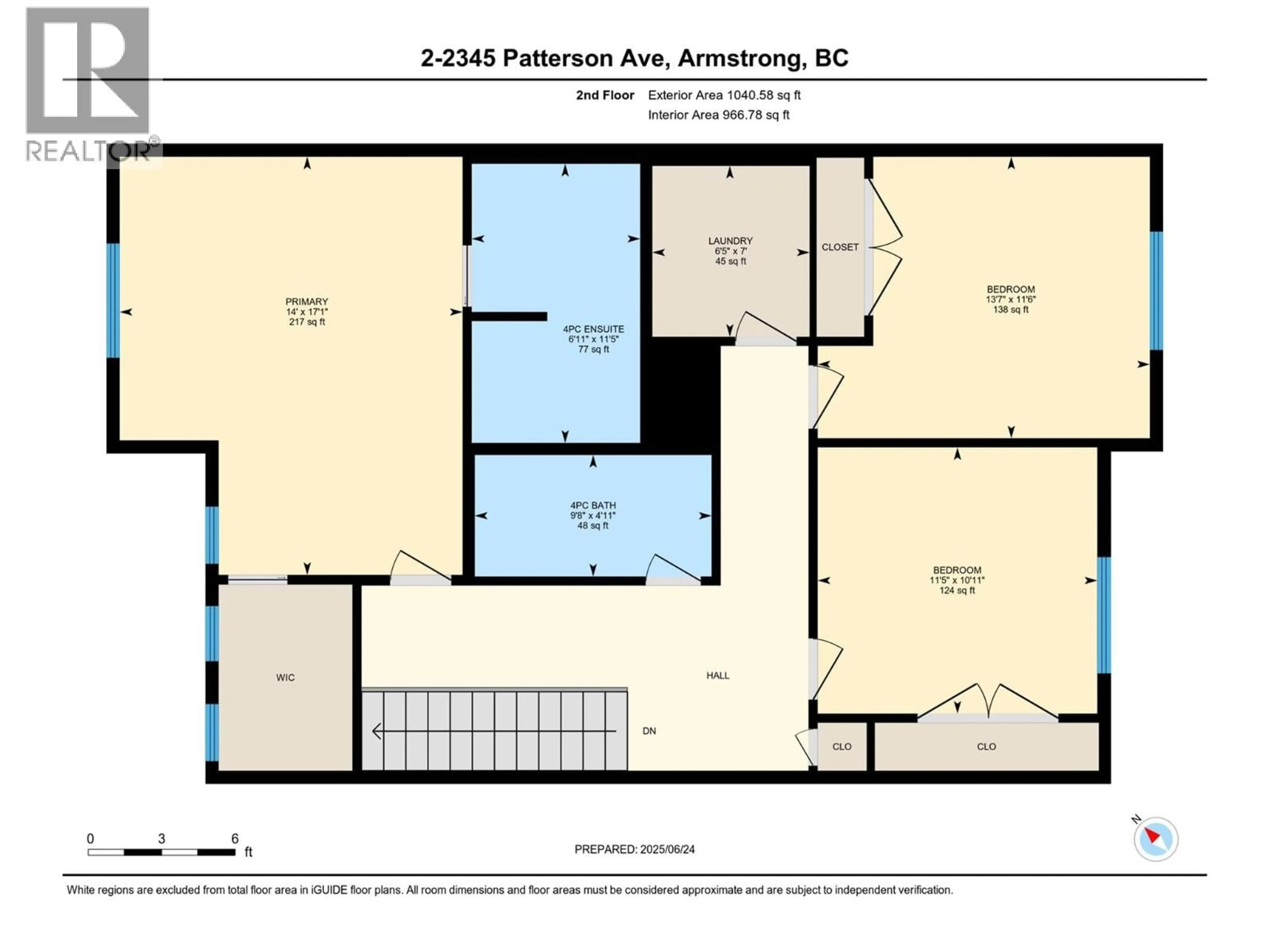 Floor plan for 102 - 2345 PATTERSON AVENUE, Armstrong British Columbia V0E1B1