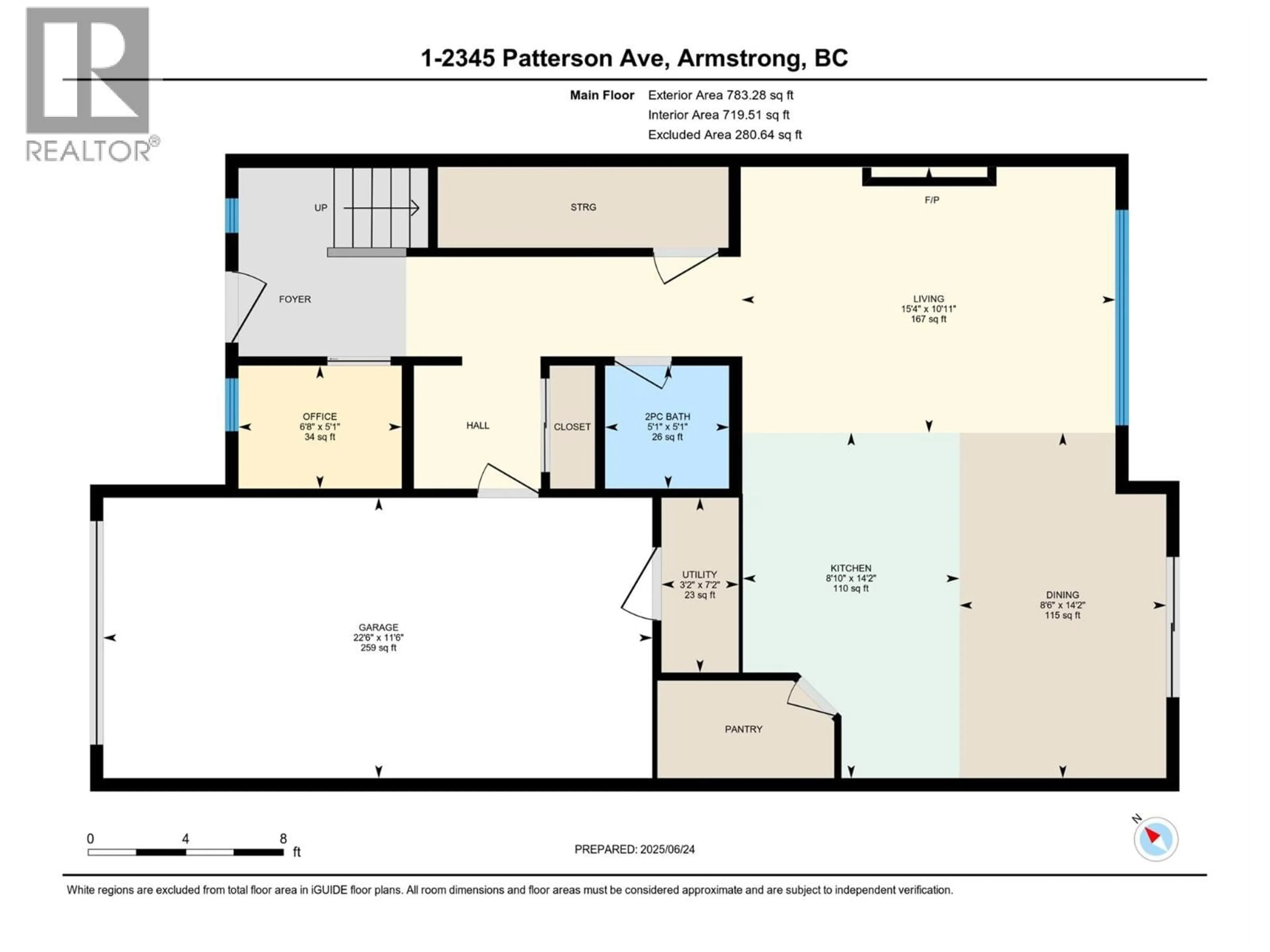 Floor plan for 101 - 2345 PATTERSON AVENUE, Armstrong British Columbia V0E1B1