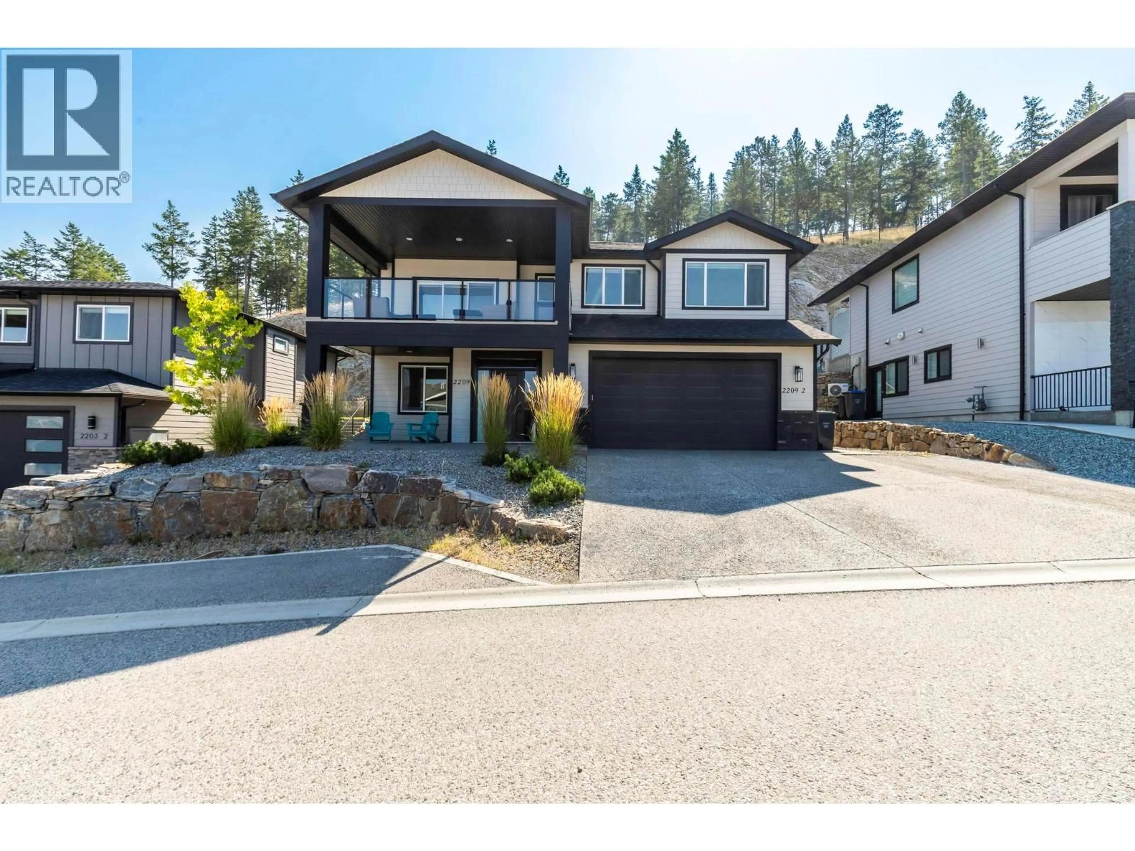 Home with brick exterior material, mountain view for 2209 LAVETTA DRIVE, Kelowna British Columbia V1P1V1