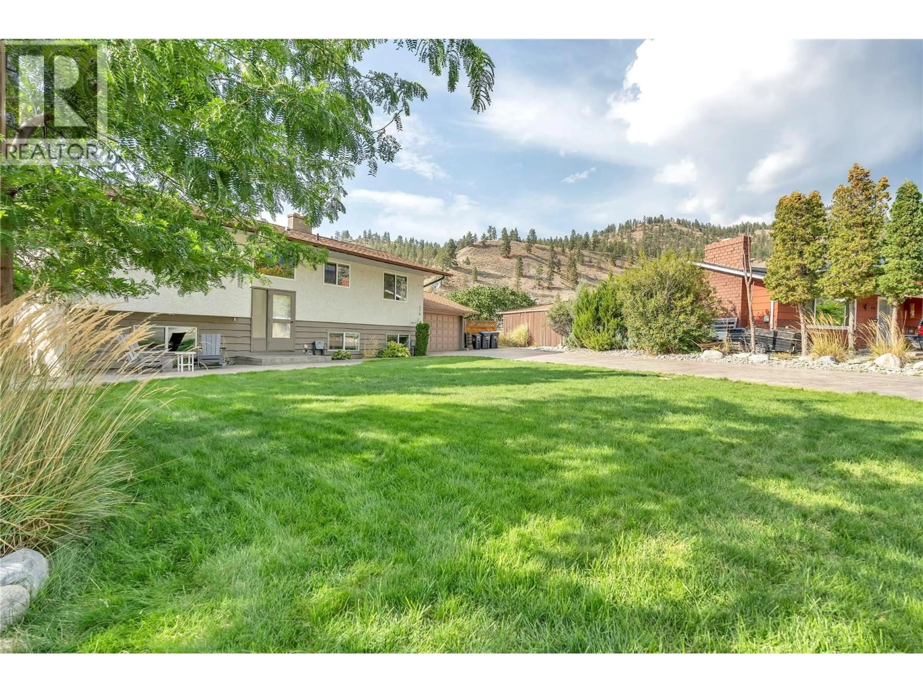 Patio, mountain view for 178 GLEN PLACE, Penticton British Columbia V2A6T4