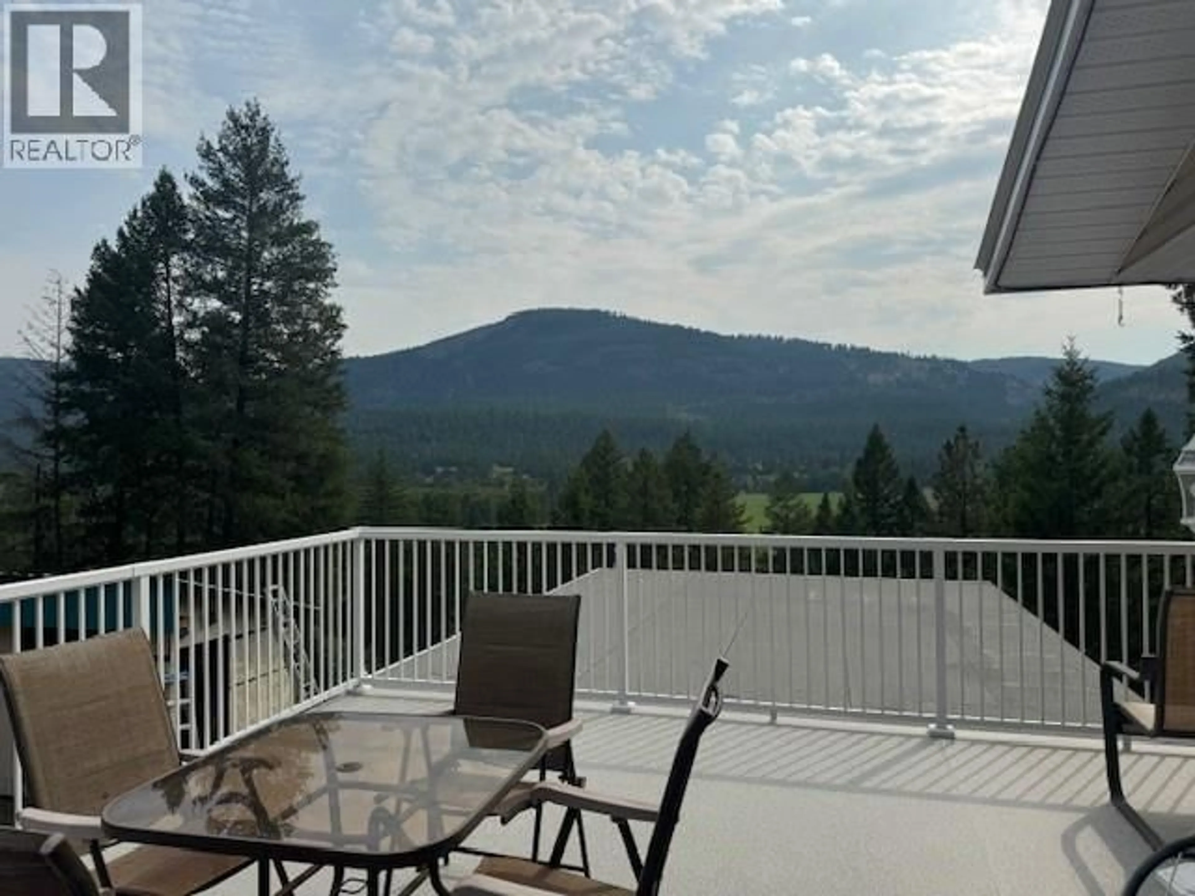 Balcony in the apartment, mountain view for 3505 CHRISTIAN VALLEY ROAD, Westbridge British Columbia V0H1Y0