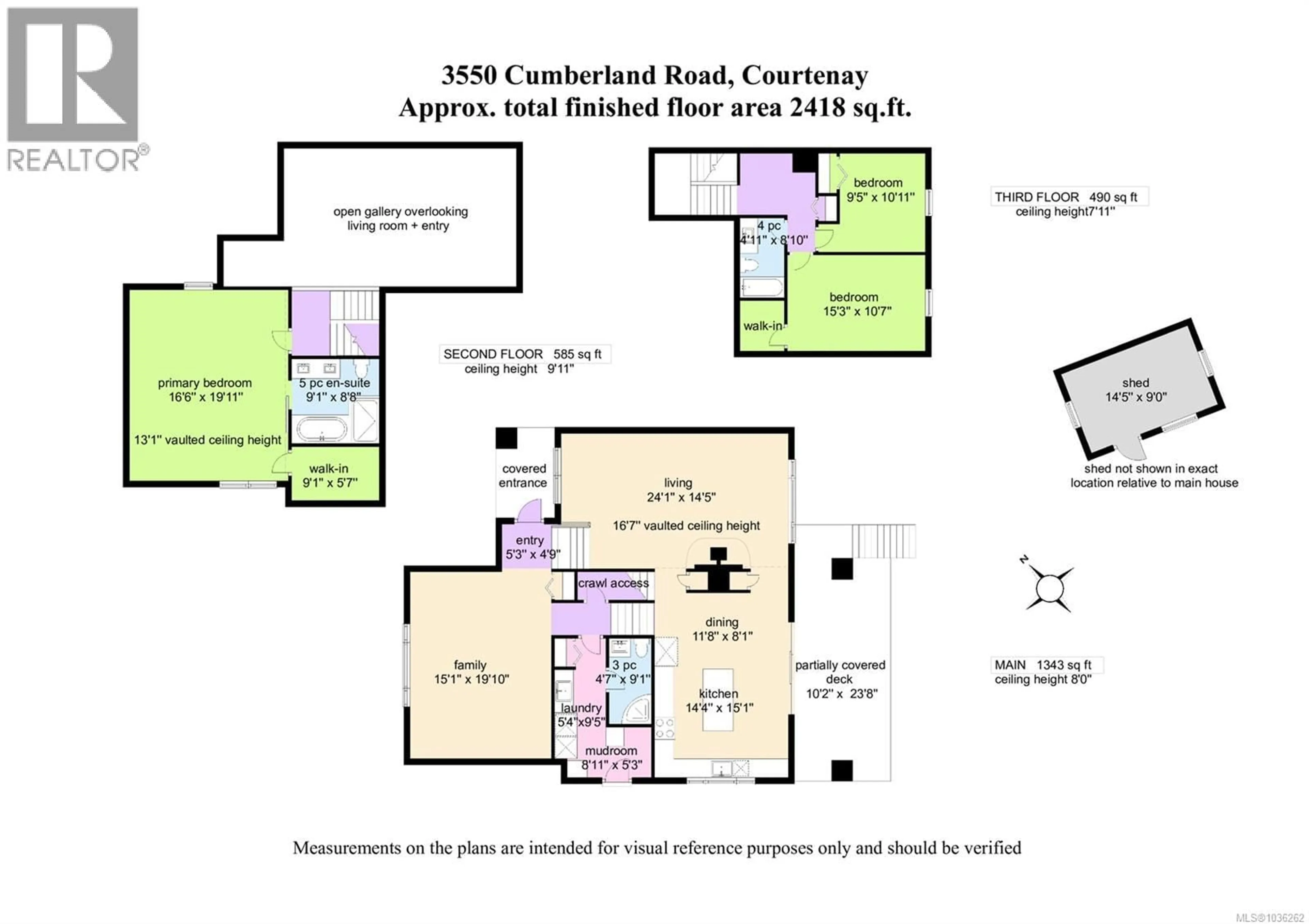 Floor plan for 3550 CUMBERLAND ROAD, Cumberland British Columbia V0R1S0