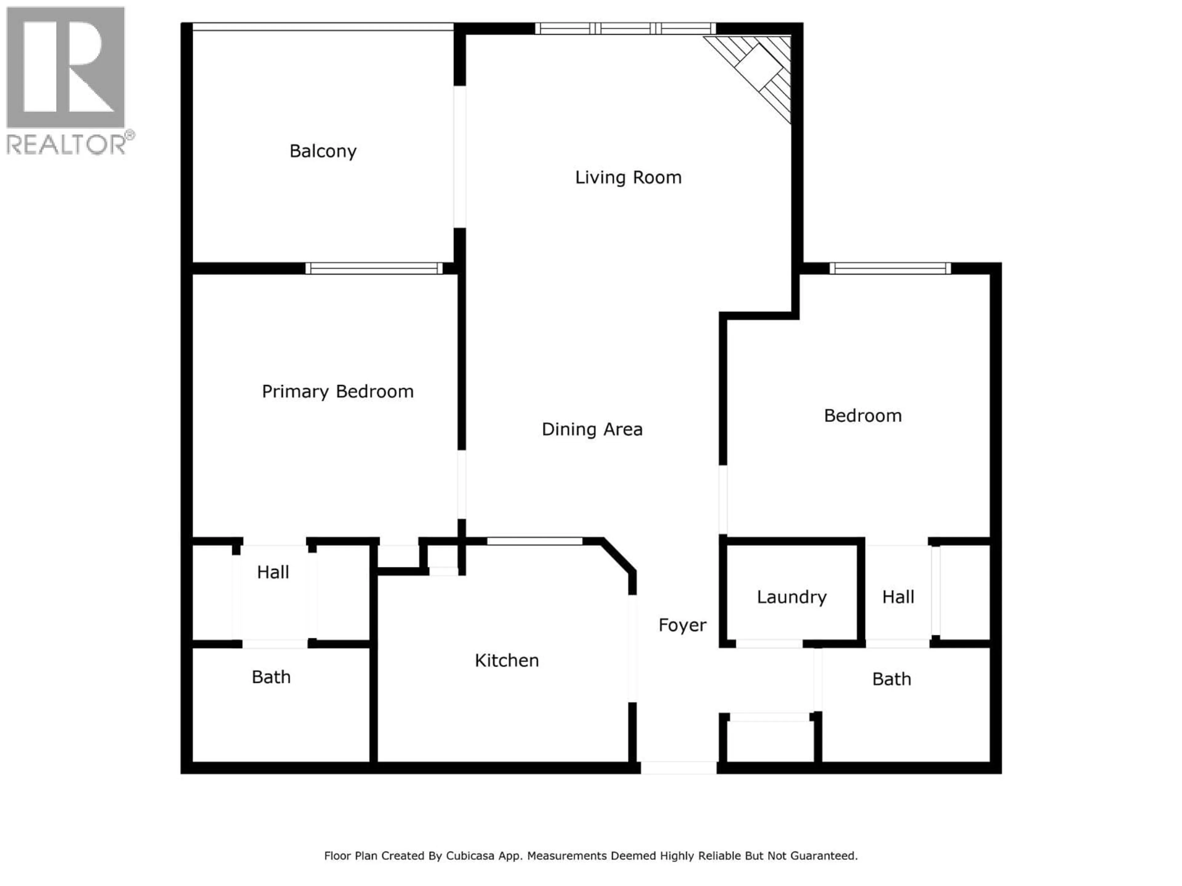 Floor plan for 407 - 860 NICOLANI DRIVE, Kamloops British Columbia V2B5B3