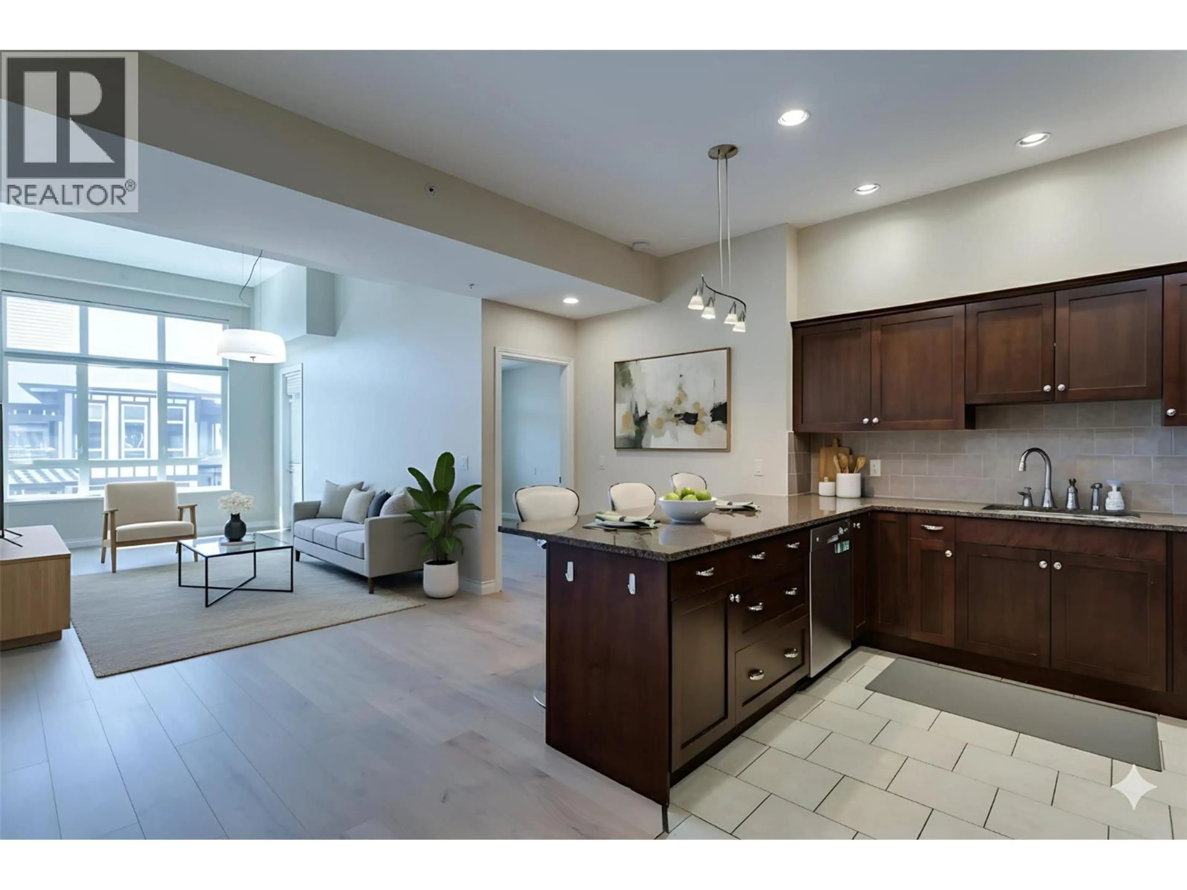 Open concept kitchen, ceramic/tile floor for 1403 - 3833 BROWN ROAD, West Kelowna British Columbia V4T2J3