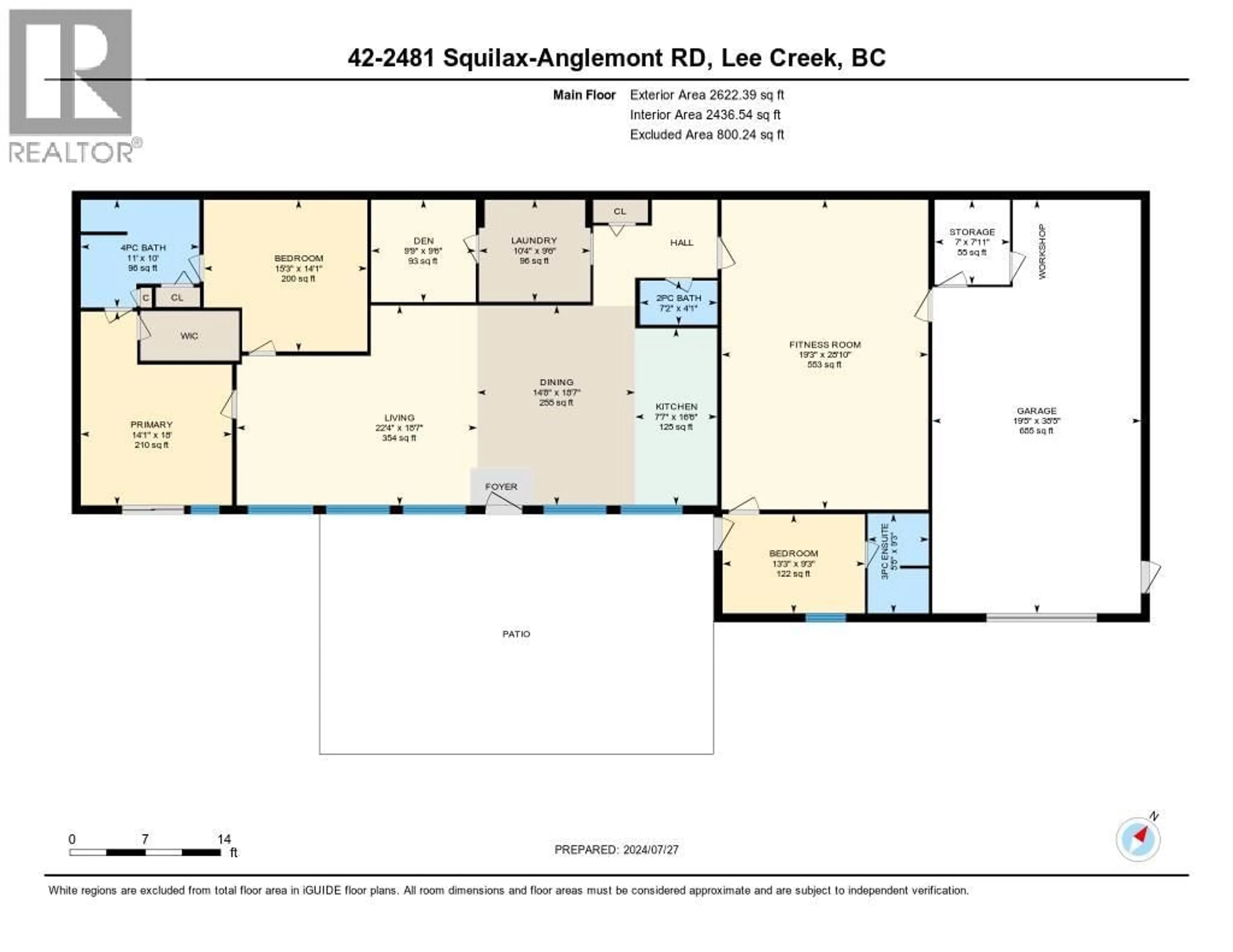 Floor plan for 46 - 2481 SQUILAX-ANGLEMONT ROAD, Lee Creek British Columbia V0E1M4