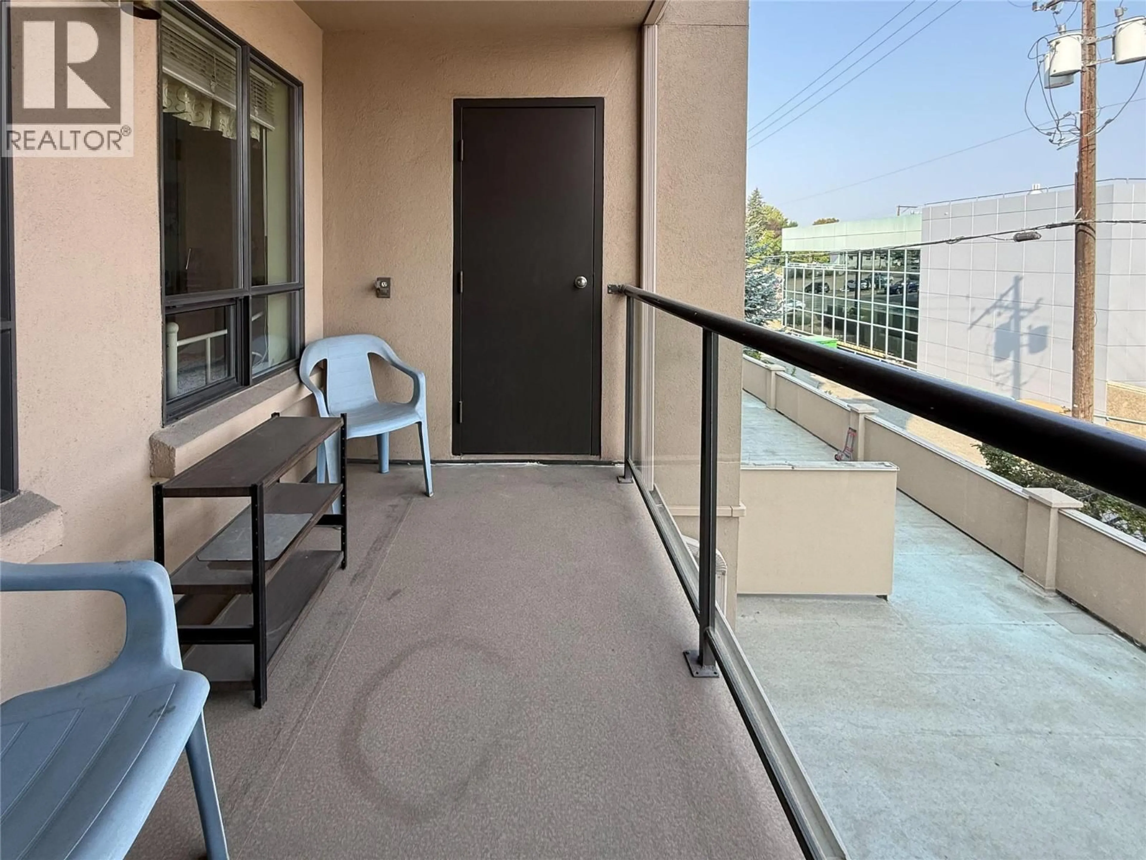 Balcony in the apartment, unknown for 203 - 338 NICOLA STREET, Kamloops British Columbia V2C2P5