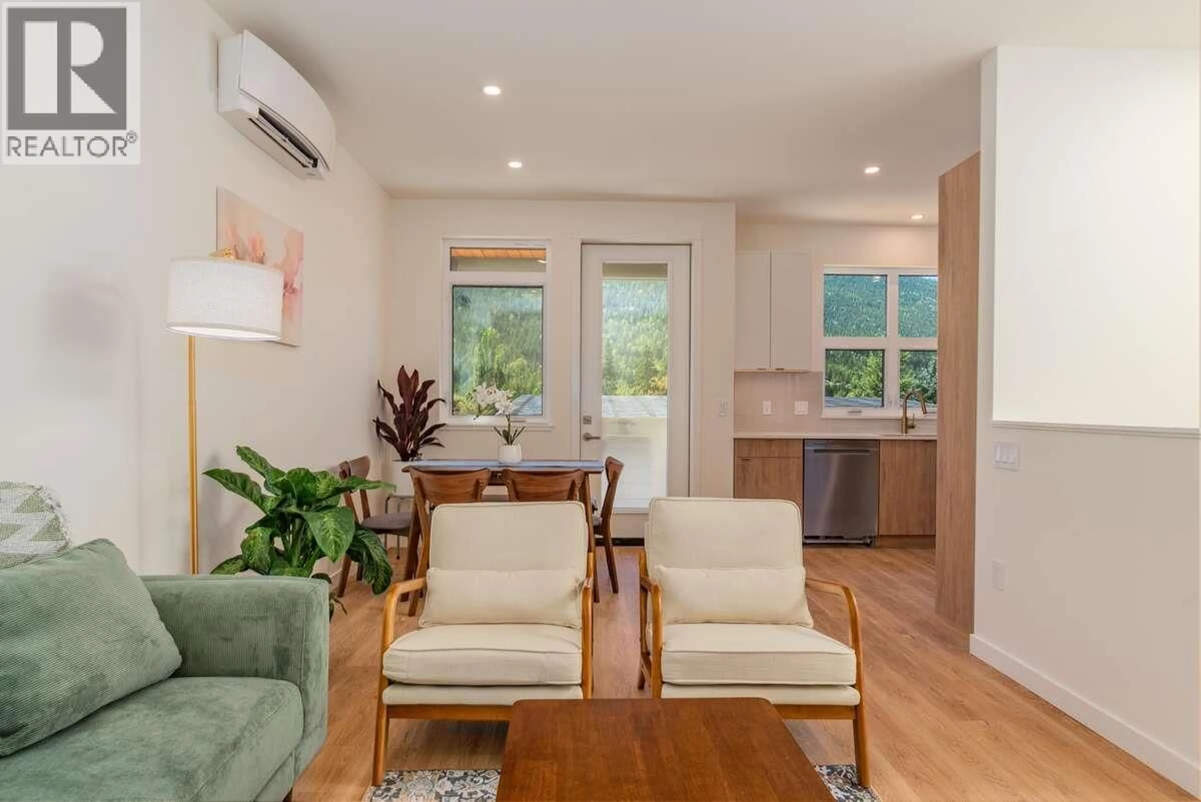 Living room with furniture, wood/laminate floor for A - 2222 FALLS STREET, Nelson British Columbia V1L1K4