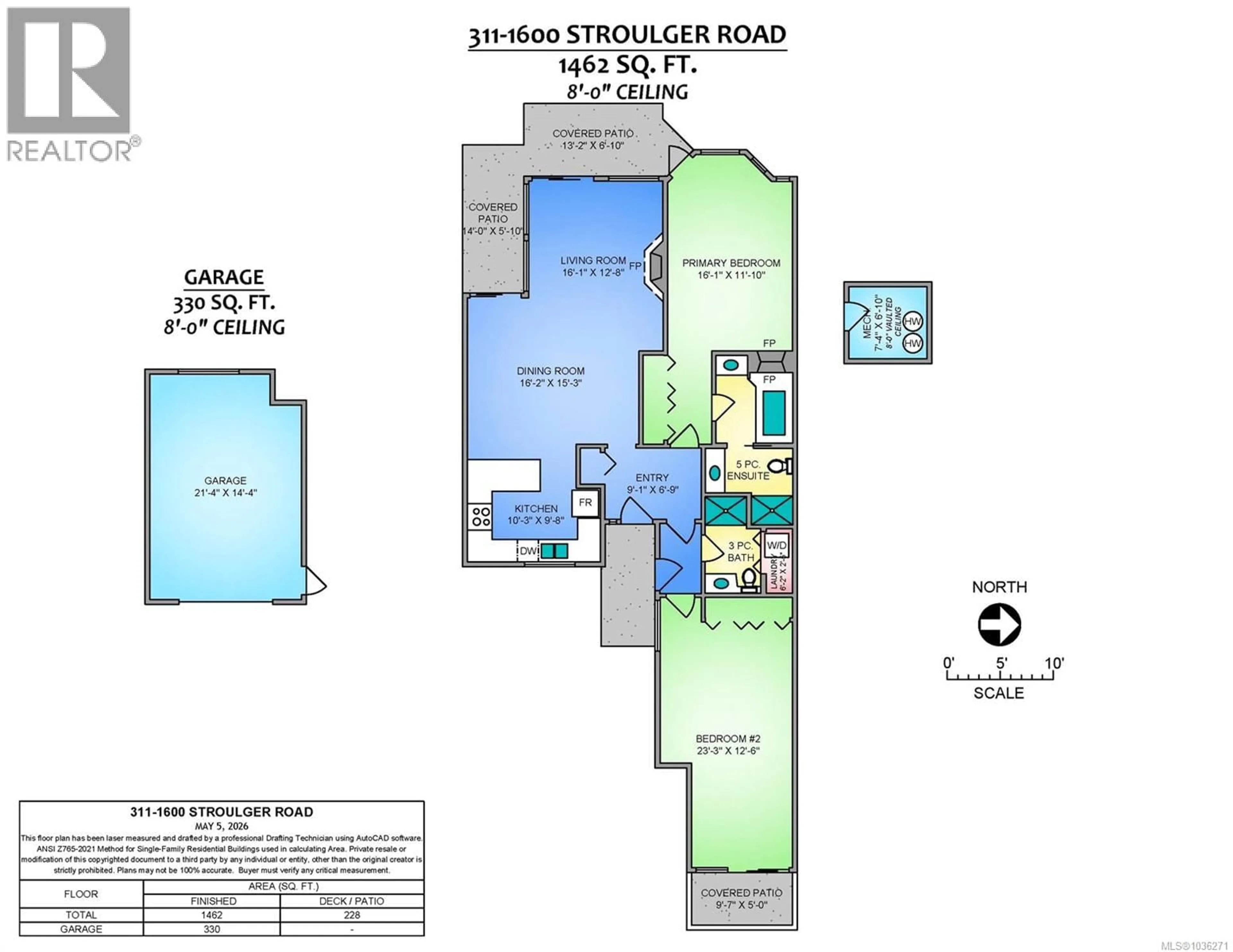 Floor plan for 311 - 1600 STROULGER ROAD, Nanoose Bay British Columbia V9P9B7