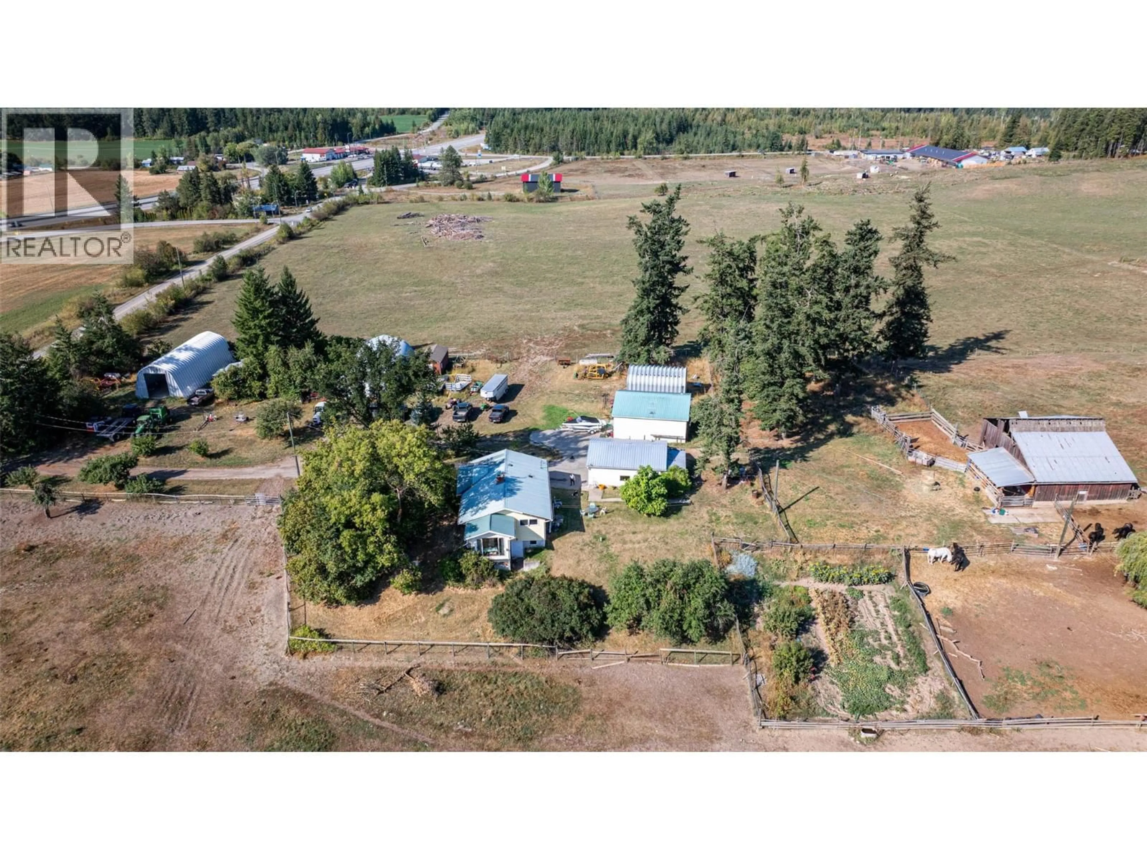 A pic from outside/outdoor area/front of a property/back of a property/a pic from drone, unknown for 4210 WHITE LAKE ROAD, Tappen British Columbia V0E2W1