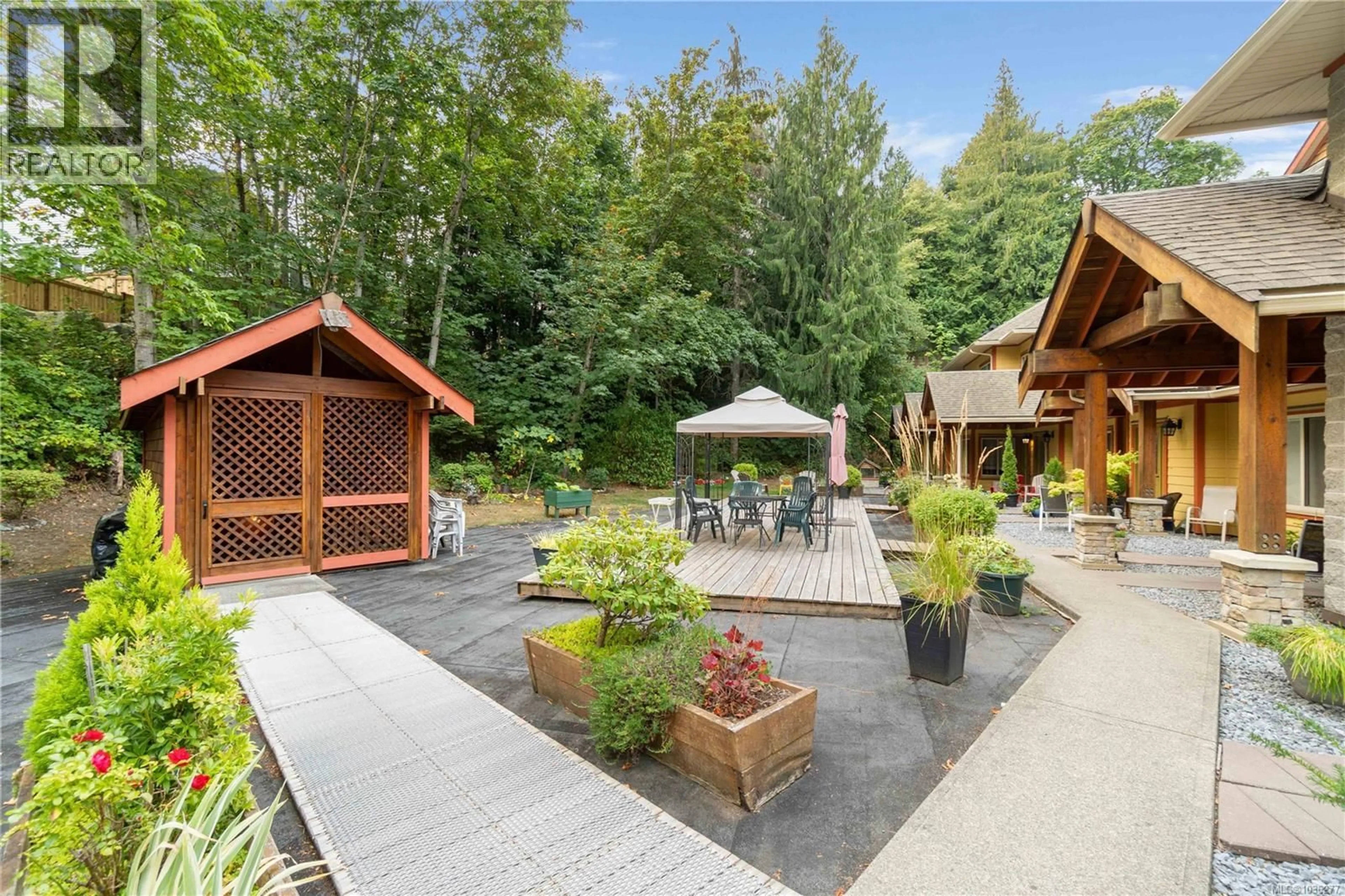 Patio, forest/trees view for 309 - 1244 4TH AVENUE, Ladysmith British Columbia V9G0A6