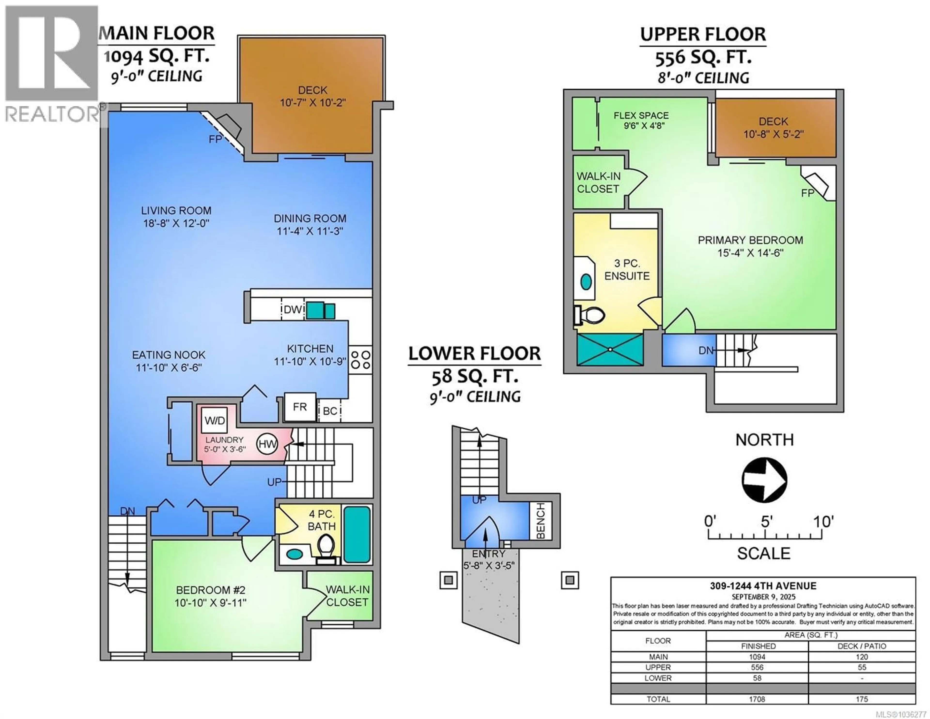 Floor plan for 309 - 1244 4TH AVENUE, Ladysmith British Columbia V9G0A6