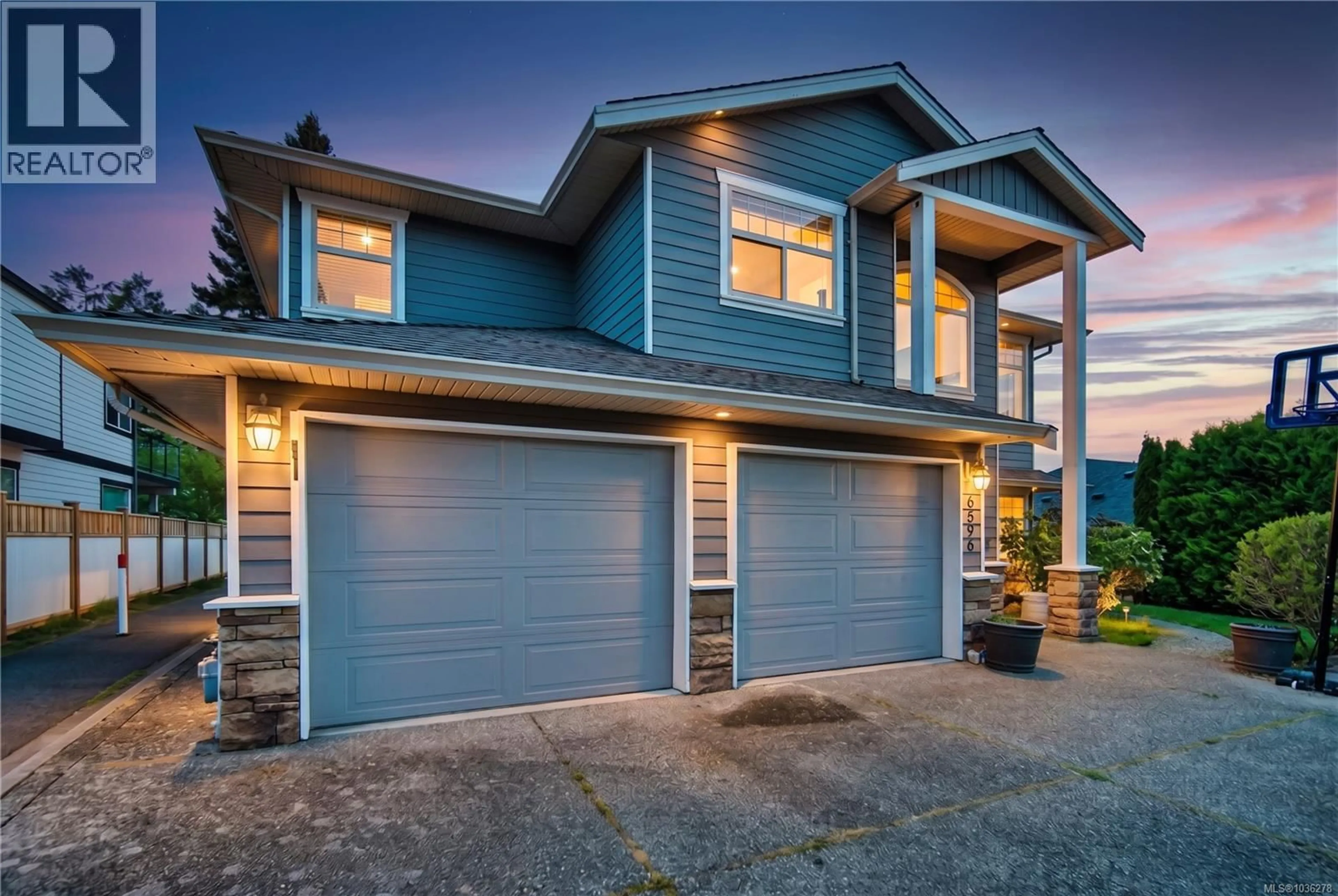 Home with vinyl exterior material, street for 6596 KESTREL CRESCENT, Nanaimo British Columbia V9V1V9