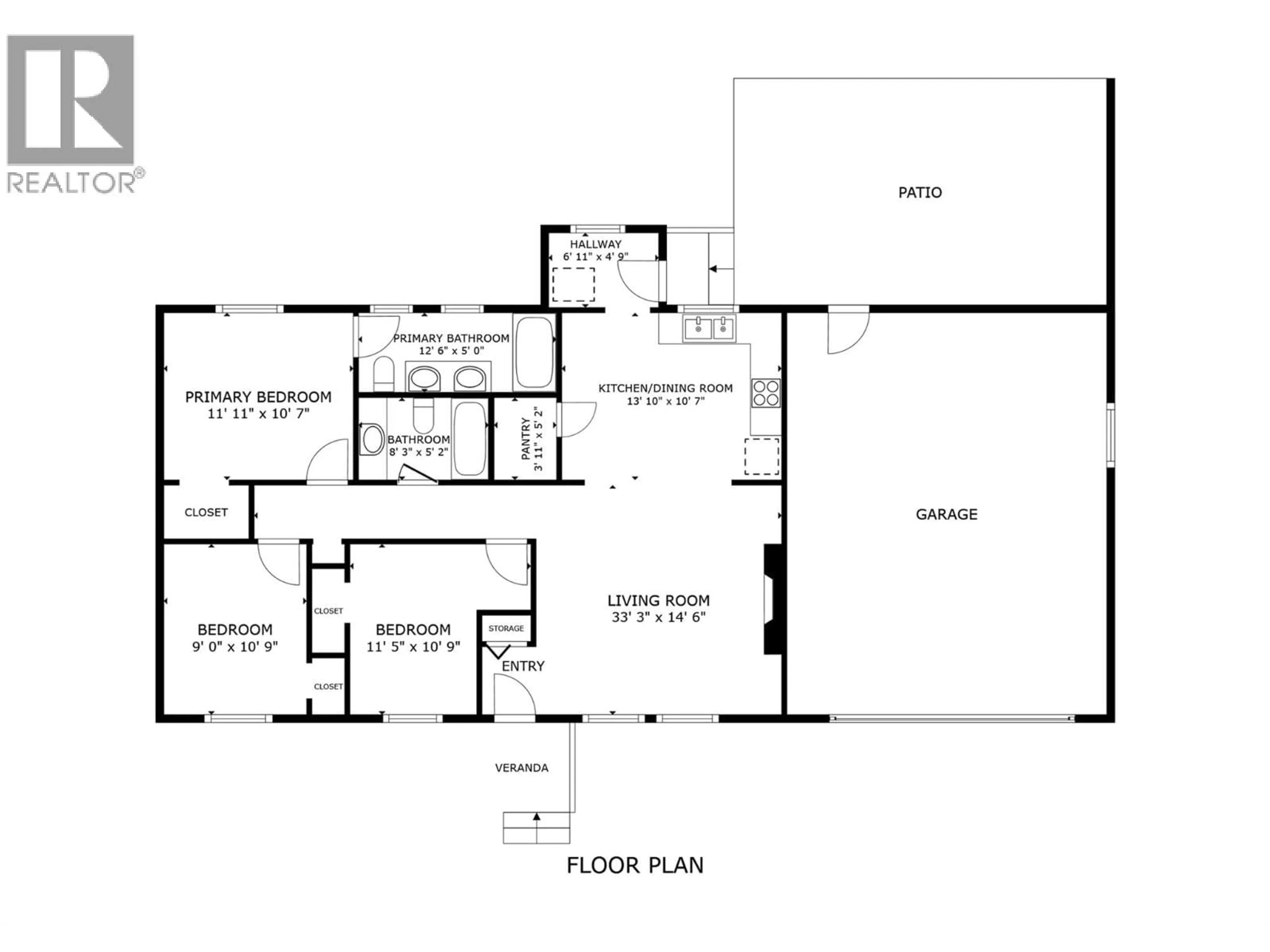 Floor plan for 3564 SPRINGER ROAD, West Kelowna British Columbia V4T1N8