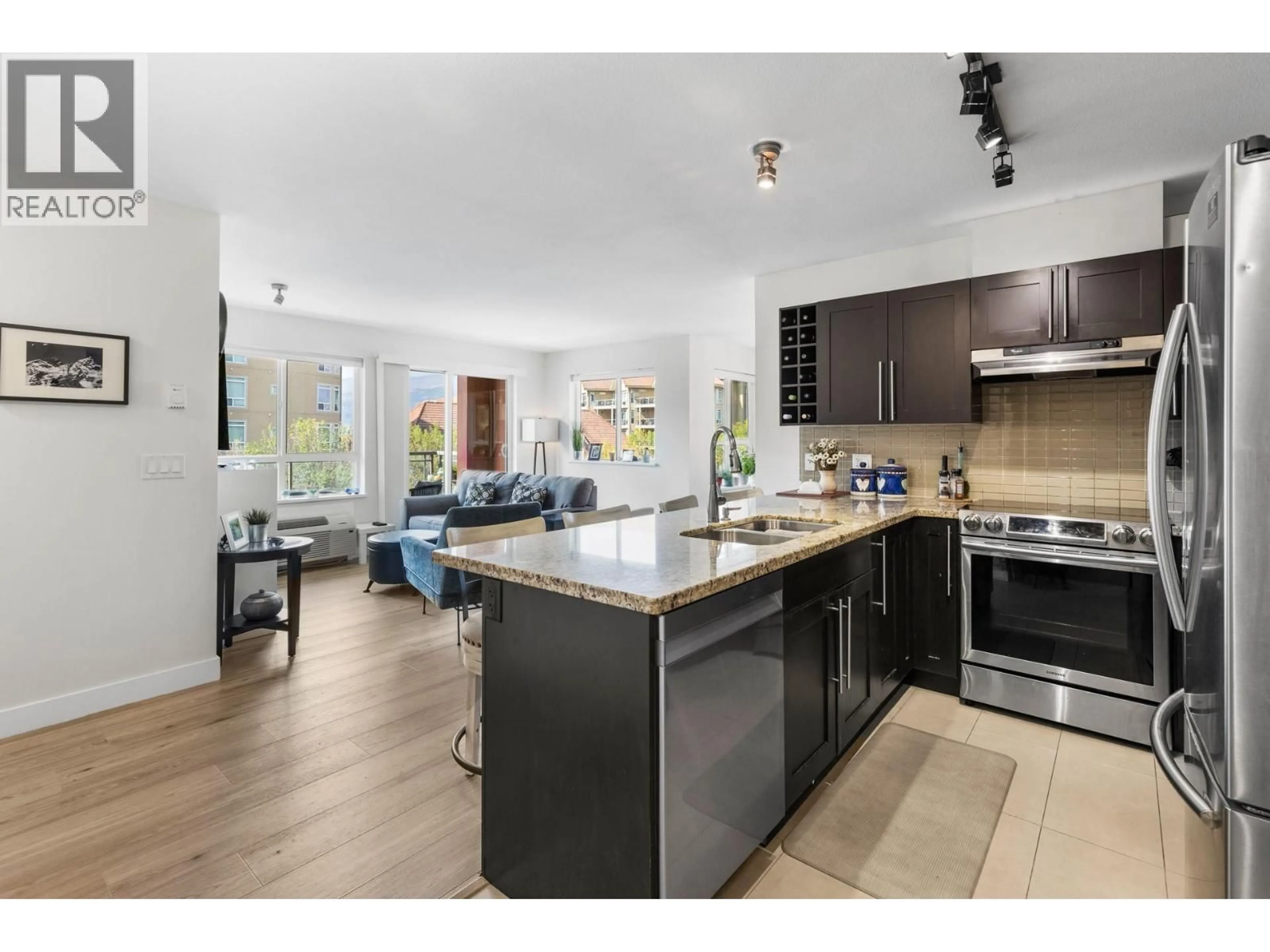Open concept kitchen, unknown for 406 - 1083 SUNSET DRIVE, Kelowna British Columbia V1Y9Z2