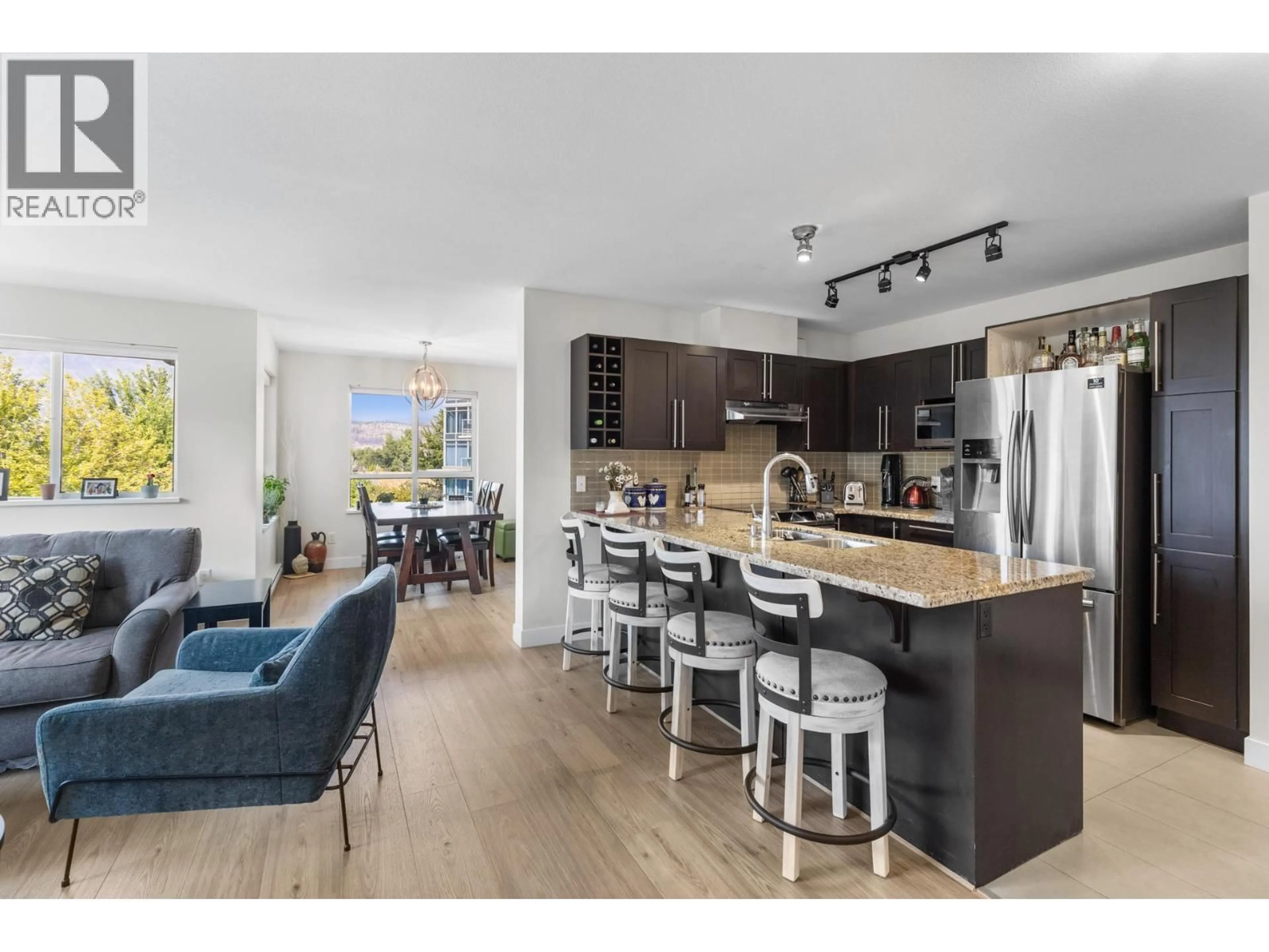 Open concept kitchen, unknown for 406 - 1083 SUNSET DRIVE, Kelowna British Columbia V1Y9Z2