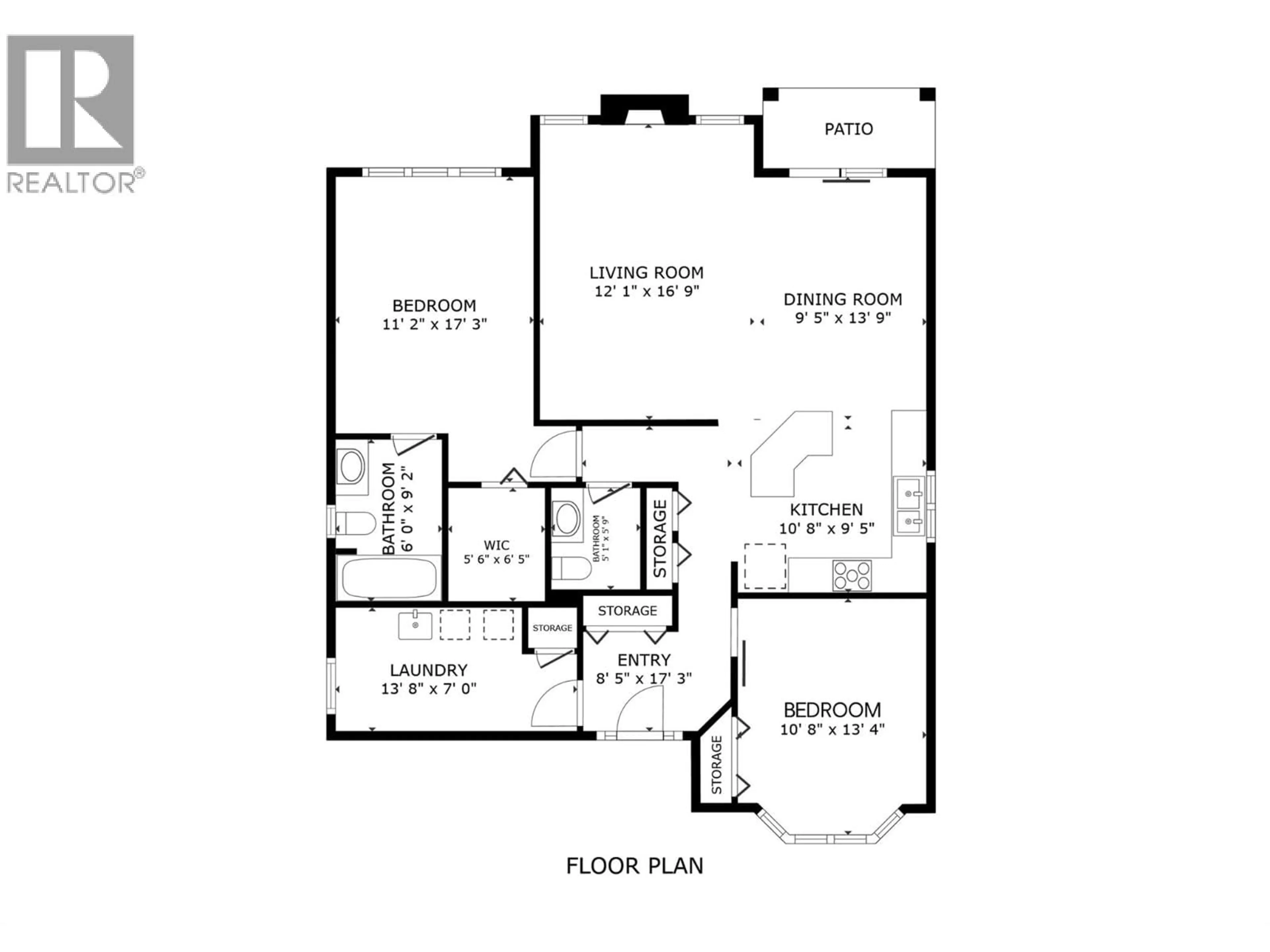 Floor plan for 162 - 550 YATES ROAD, Kelowna British Columbia V1V1Z4