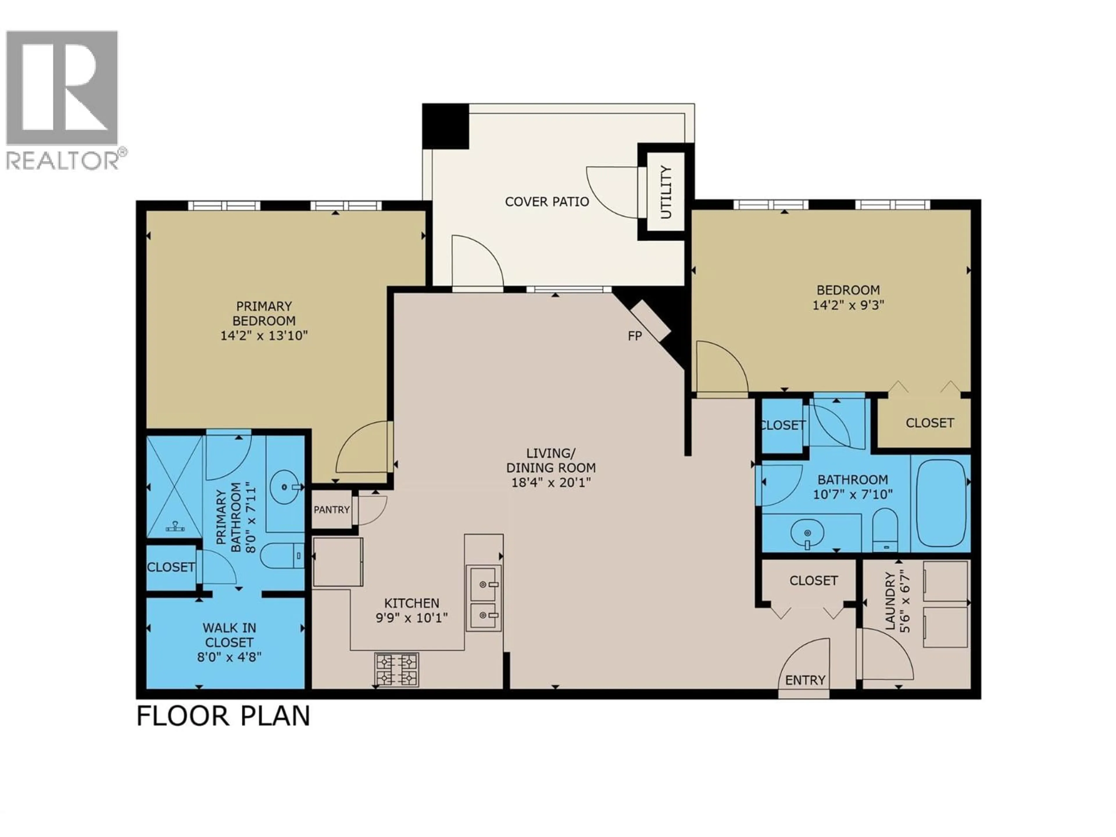 Floor plan for 109 - 2611 STILLWATER WAY, Lake Country British Columbia V4V2R3