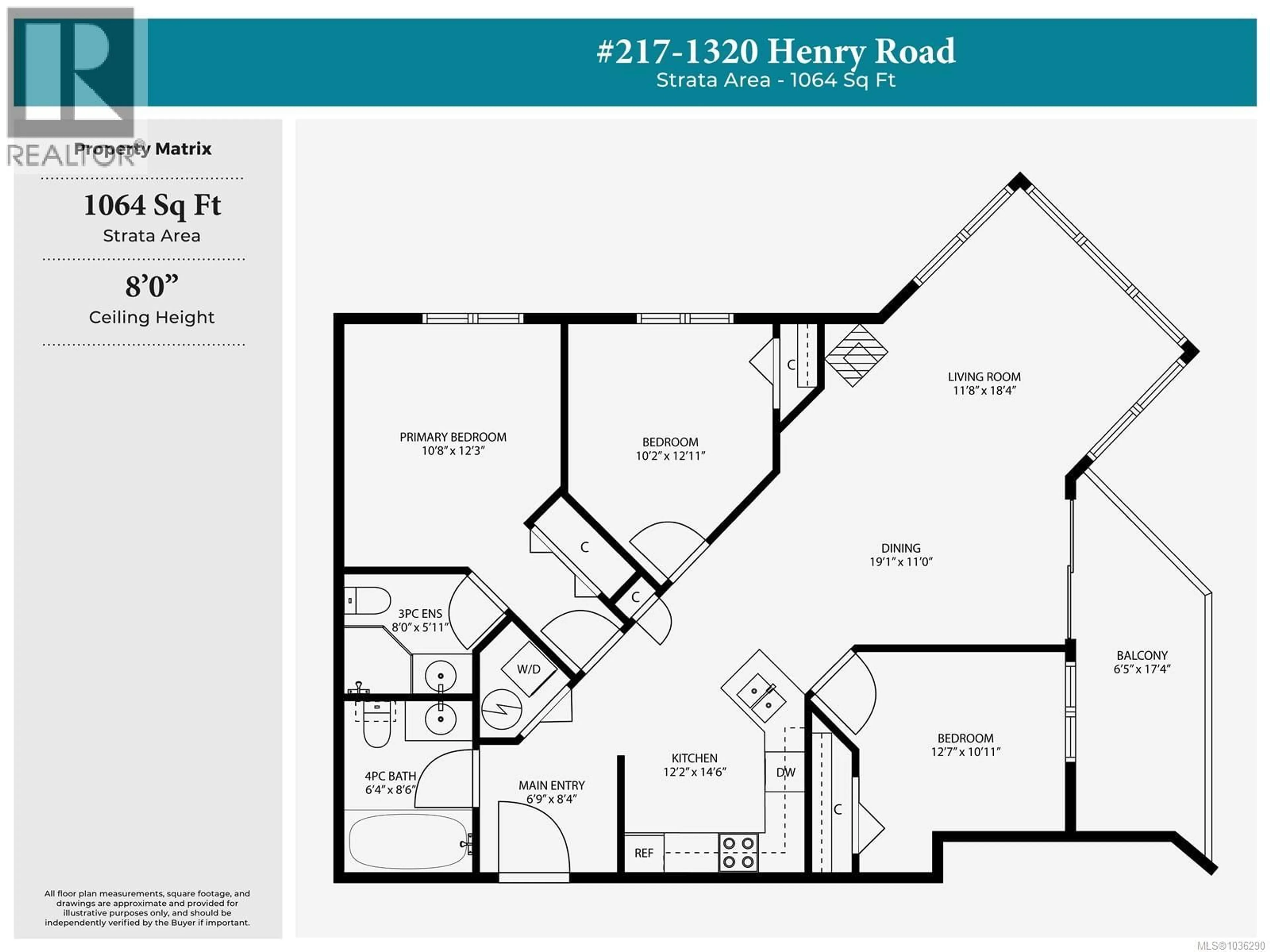 Floor plan for 217 - 1320 HENRY ROAD, Courtenay British Columbia V9J1L0