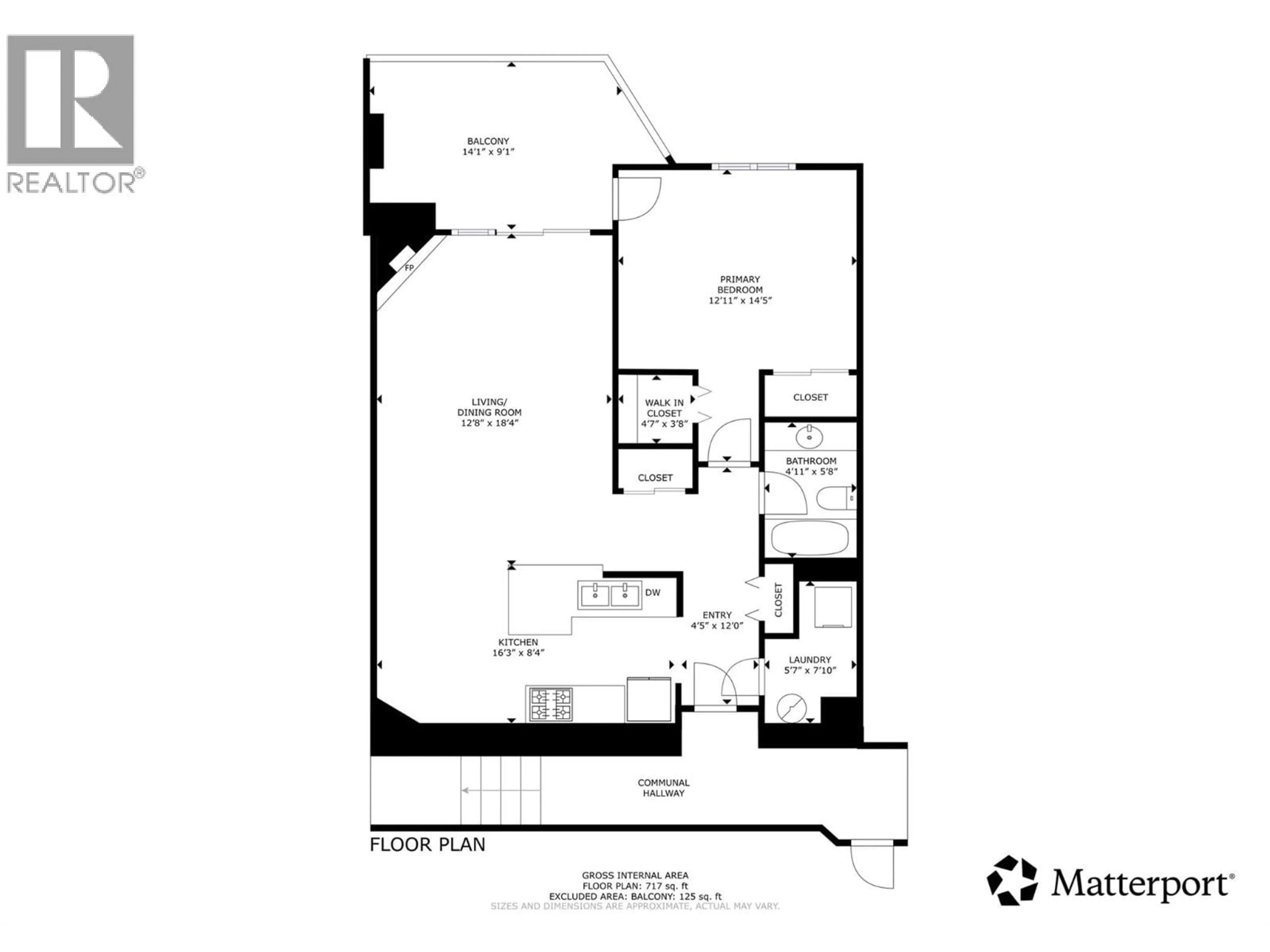 Floor plan for 203 - 1801 32 STREET, Vernon British Columbia V1T5K4