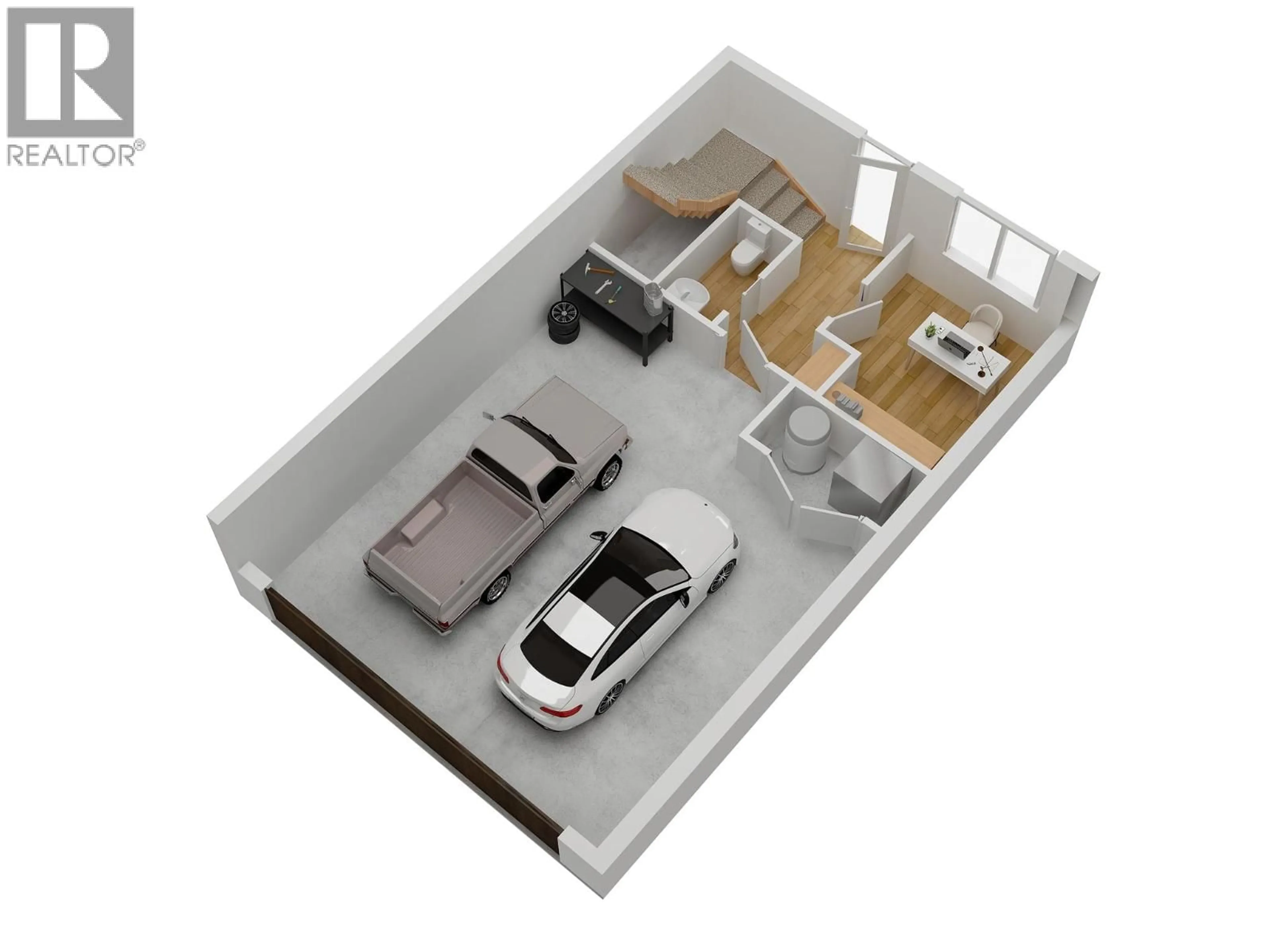 Indoor garage for 204 - 70 BOUNDARY STREET, Kimberley British Columbia V1A2H4