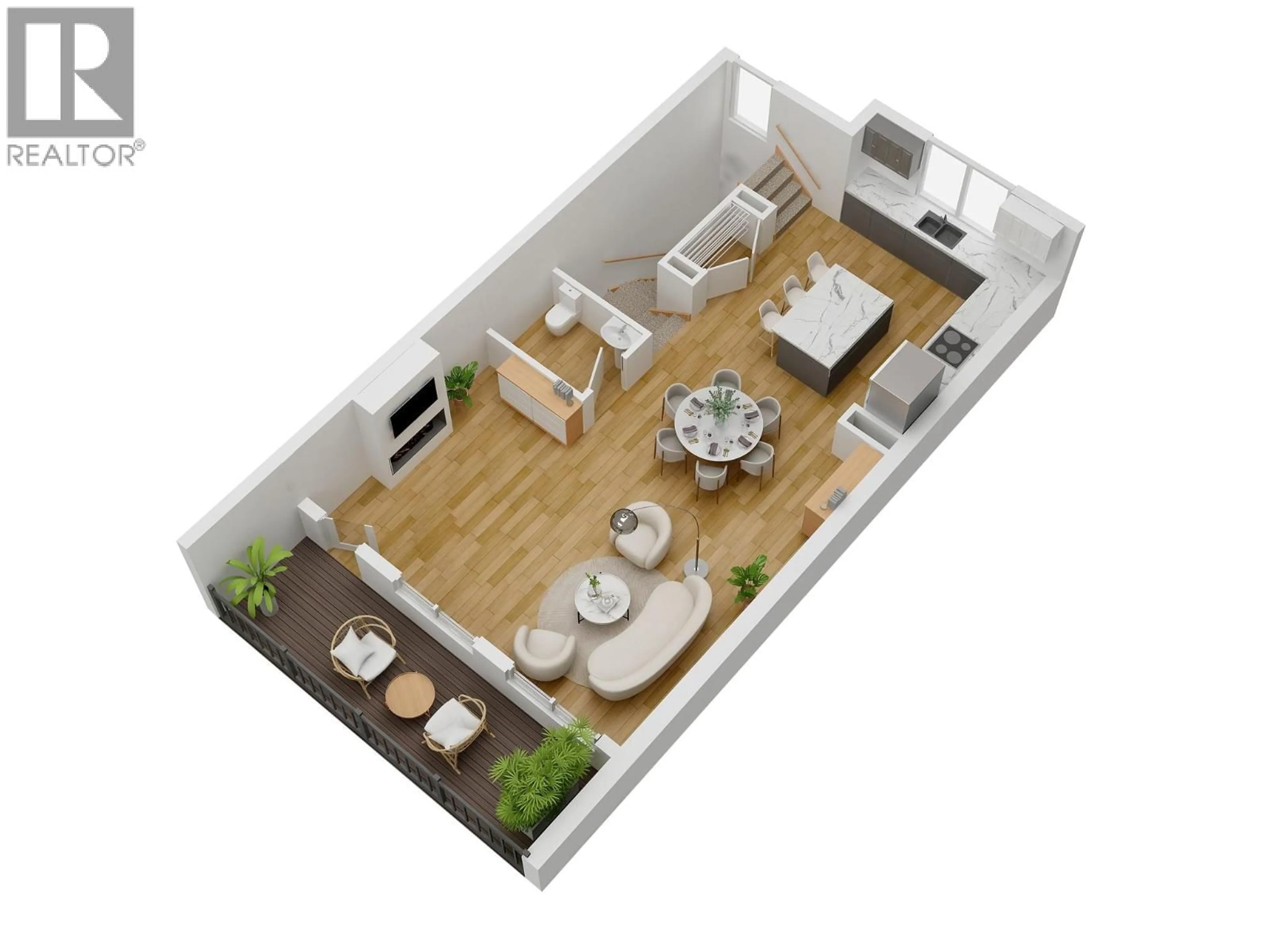 Floor plan for 204 - 70 BOUNDARY STREET, Kimberley British Columbia V1A2H4