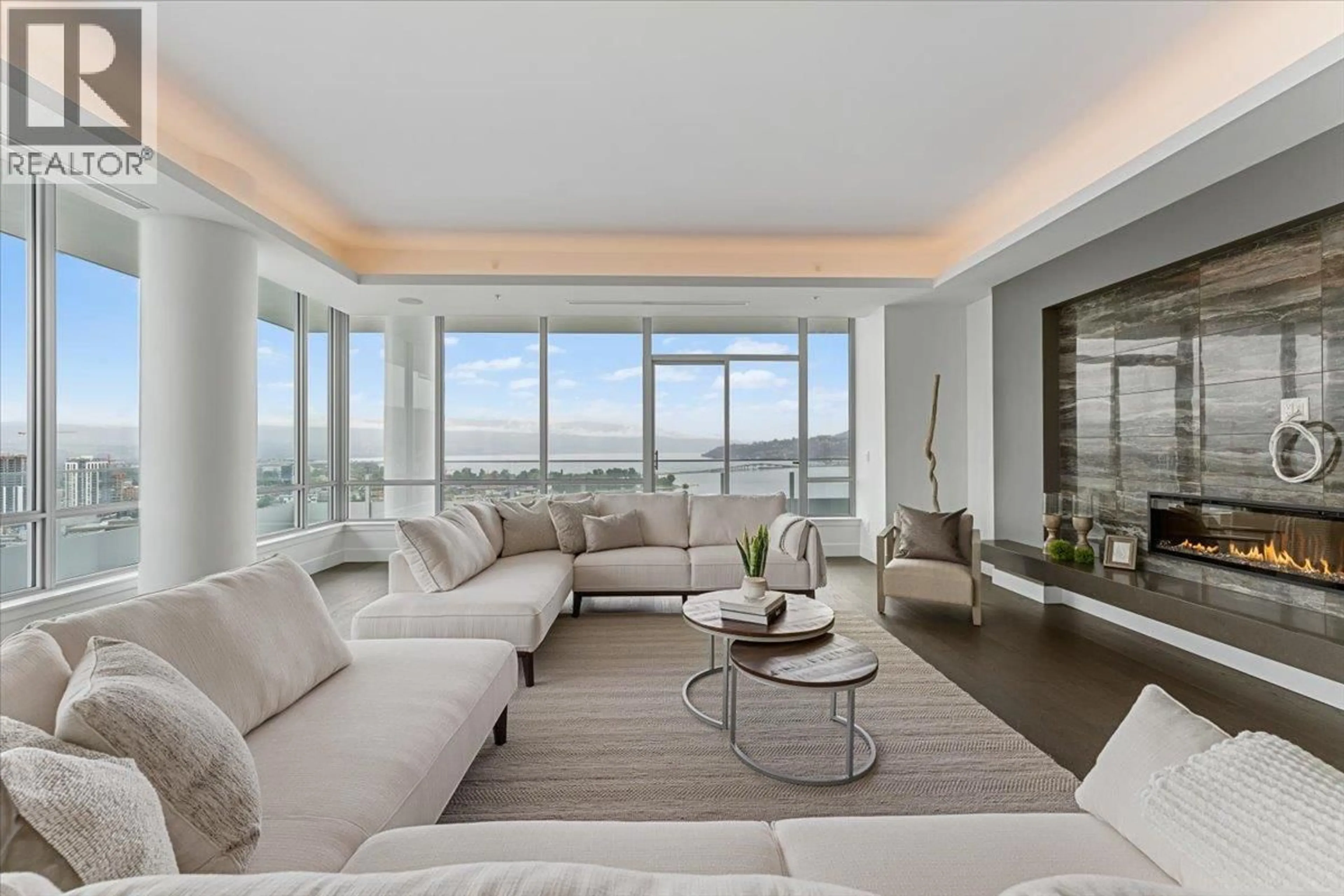 Living room with furniture, unknown for 2601 - 1181 SUNSET DRIVE, Kelowna British Columbia V1Y0J4