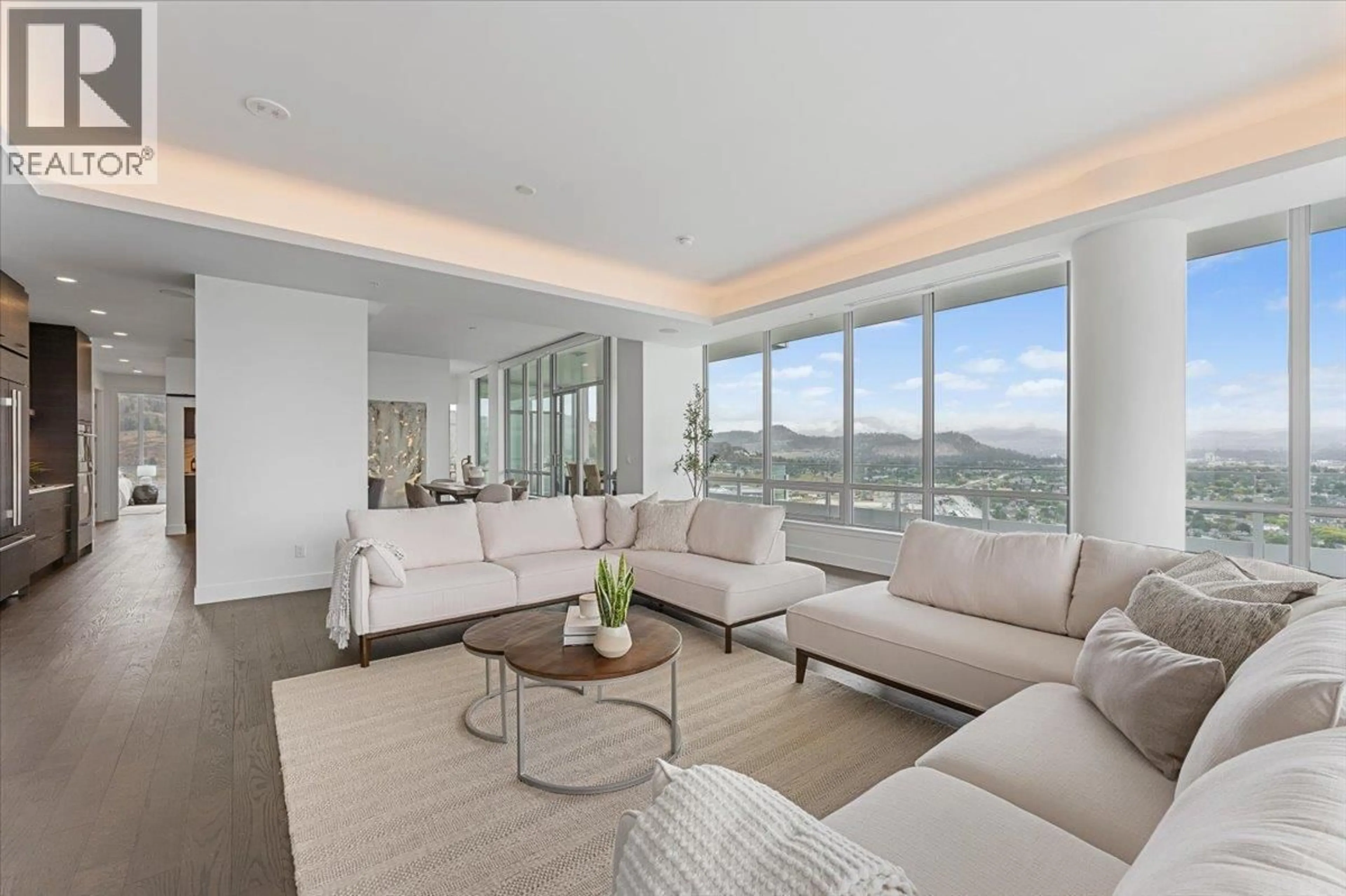 Living room with furniture, unknown for 2801 - 1181 SUNSET DRIVE, Kelowna British Columbia V1Y0J4