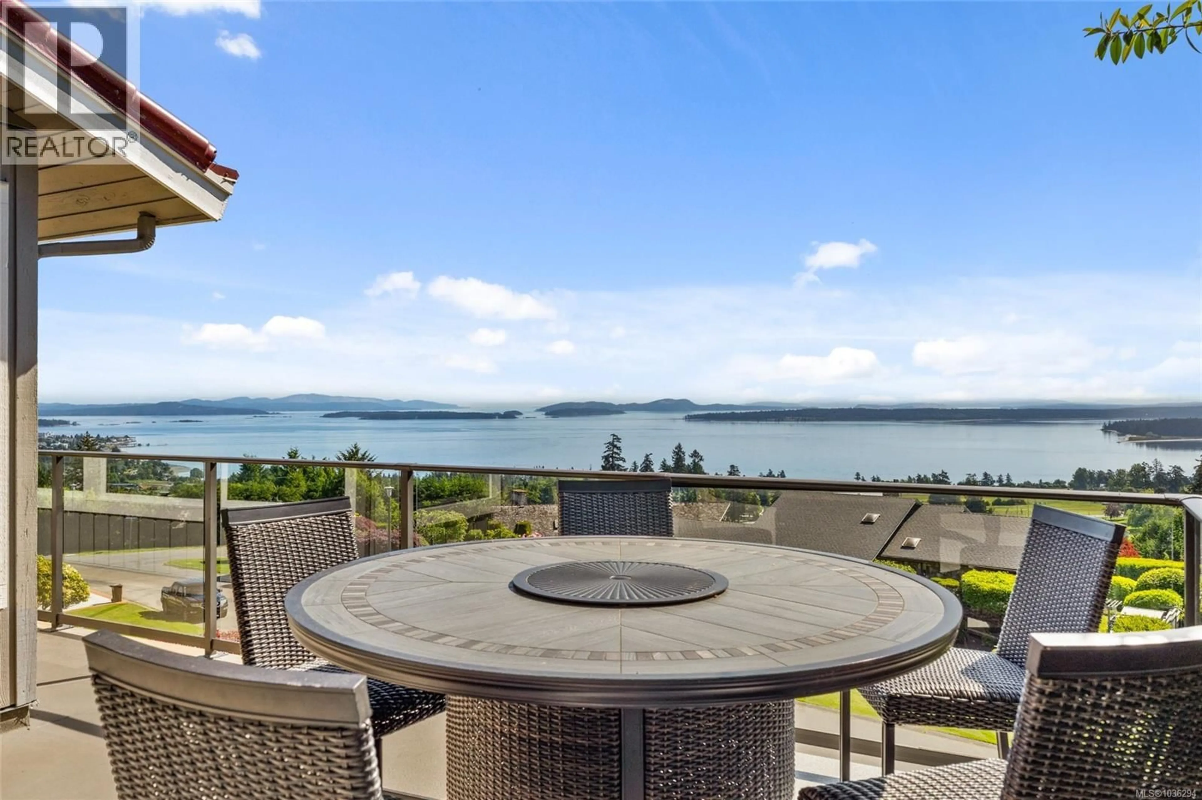 Patio, water/lake/river/ocean view for 8750 PENDER PARK DRIVE, North Saanich British Columbia V8L3Z5