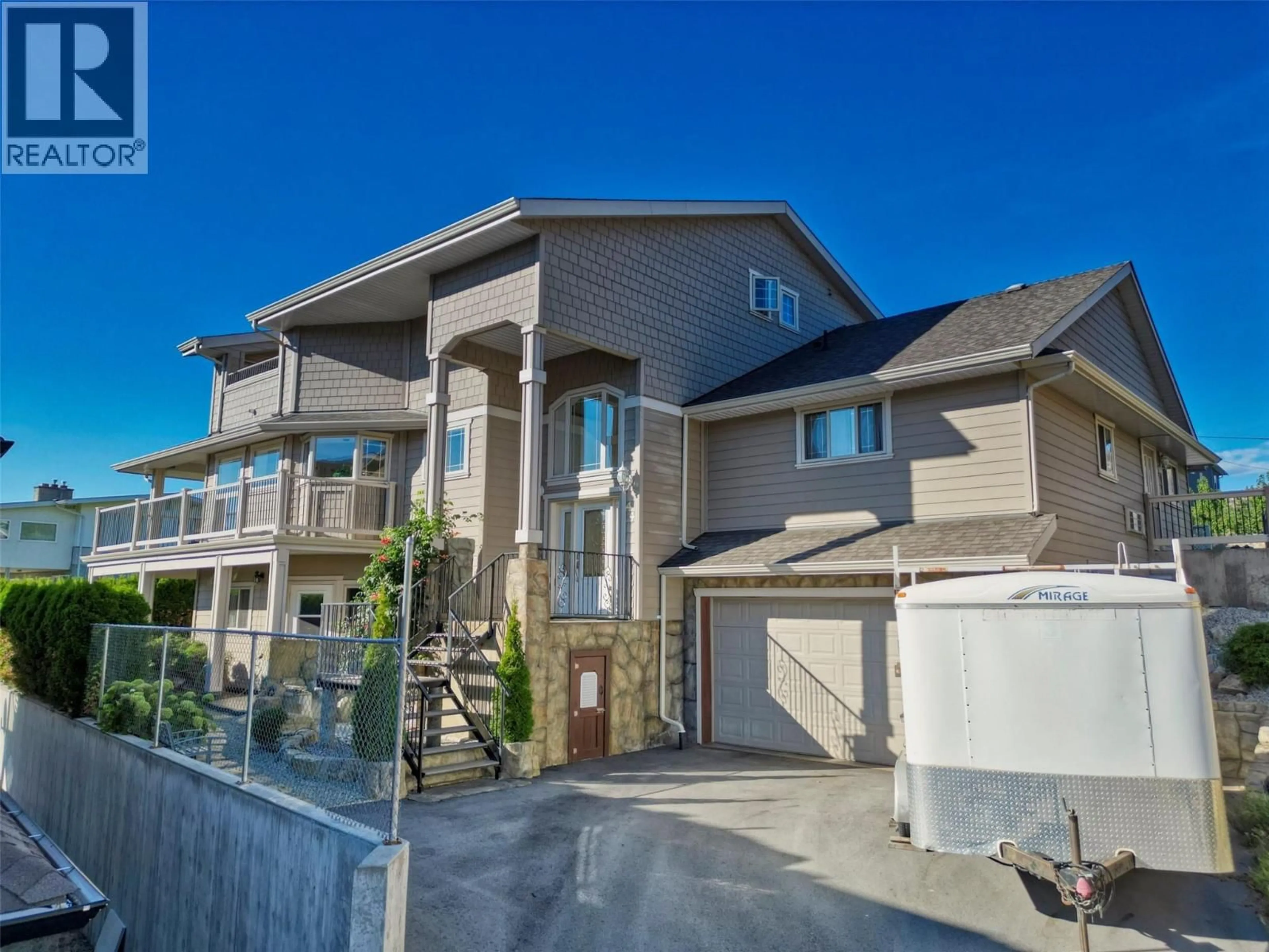 Home with vinyl exterior material, street for 44 CACTUS CRESCENT, Osoyoos British Columbia V0H1V1