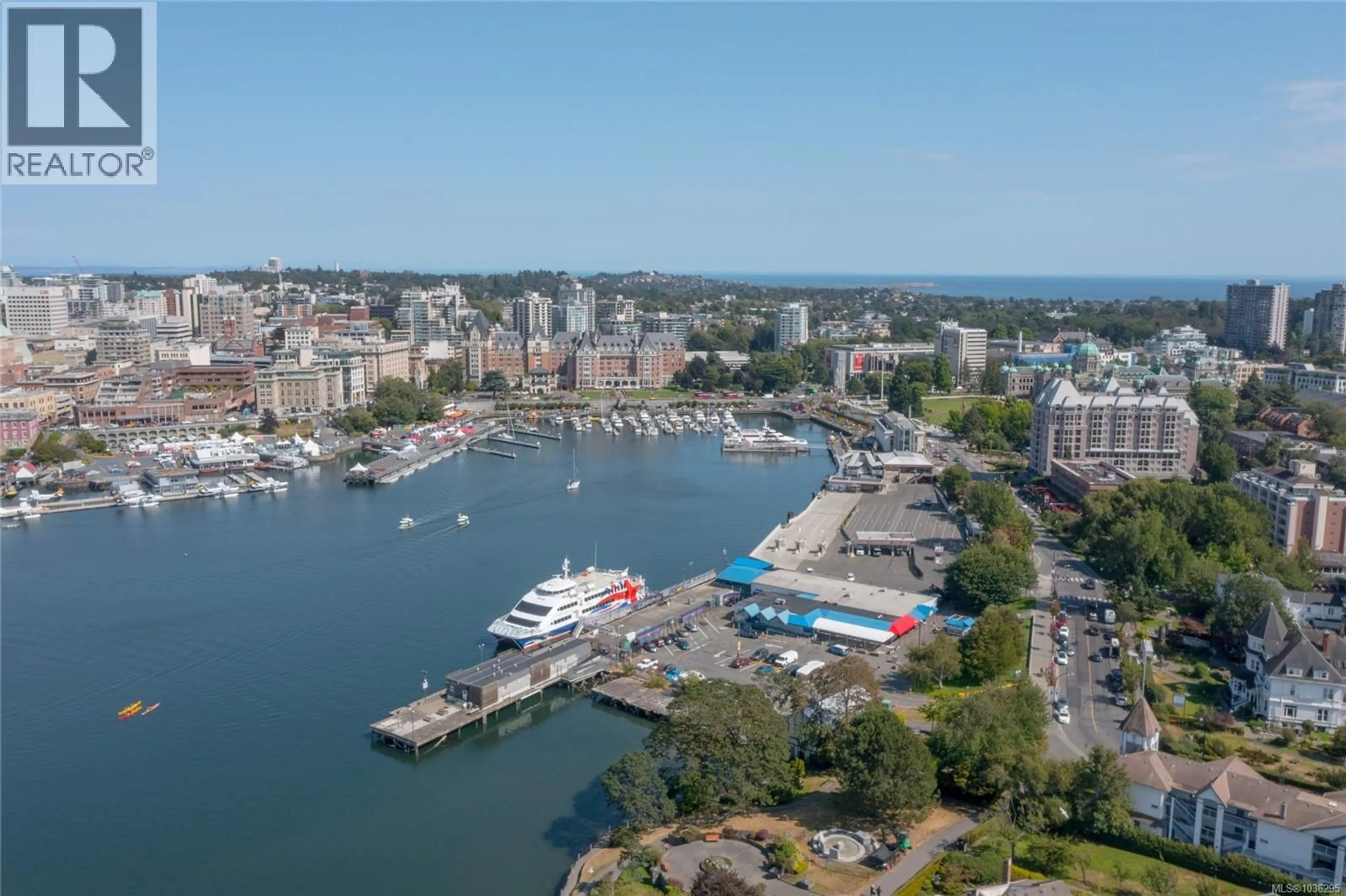 A pic from outside/outdoor area/front of a property/back of a property/a pic from drone, water/lake/river/ocean view for 1707 - 83 SAGHALIE ROAD, Victoria British Columbia V9C0E5