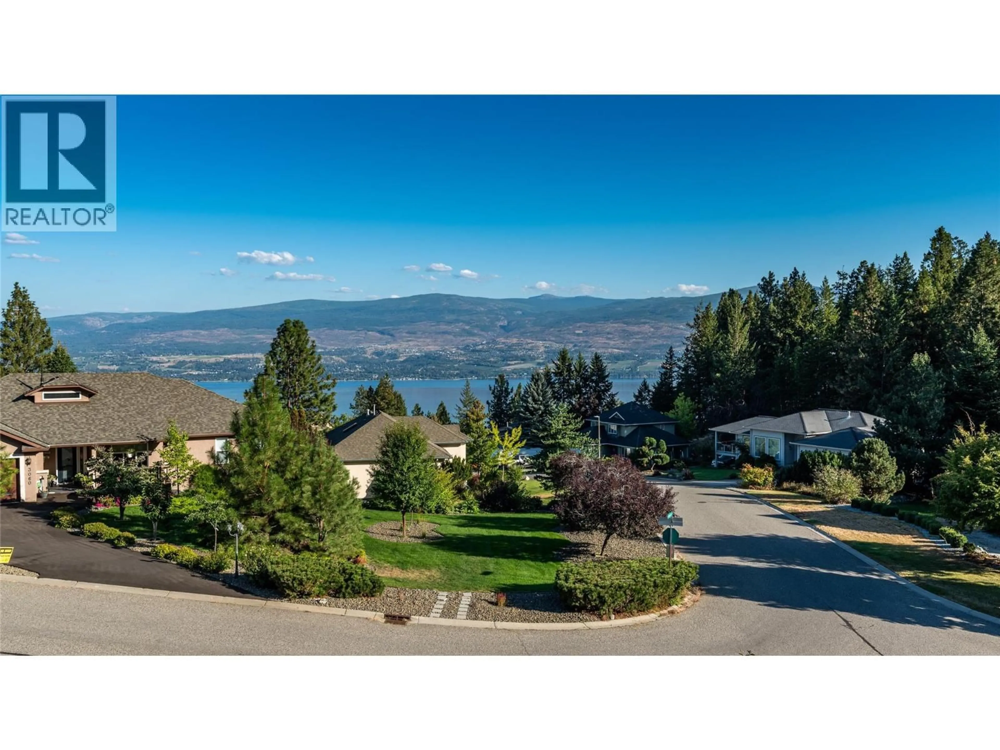 A pic from outside/outdoor area/front of a property/back of a property/a pic from drone, water/lake/river/ocean view for 3065 LAKEVIEW COVE ROAD, West Kelowna British Columbia V1Z3P6
