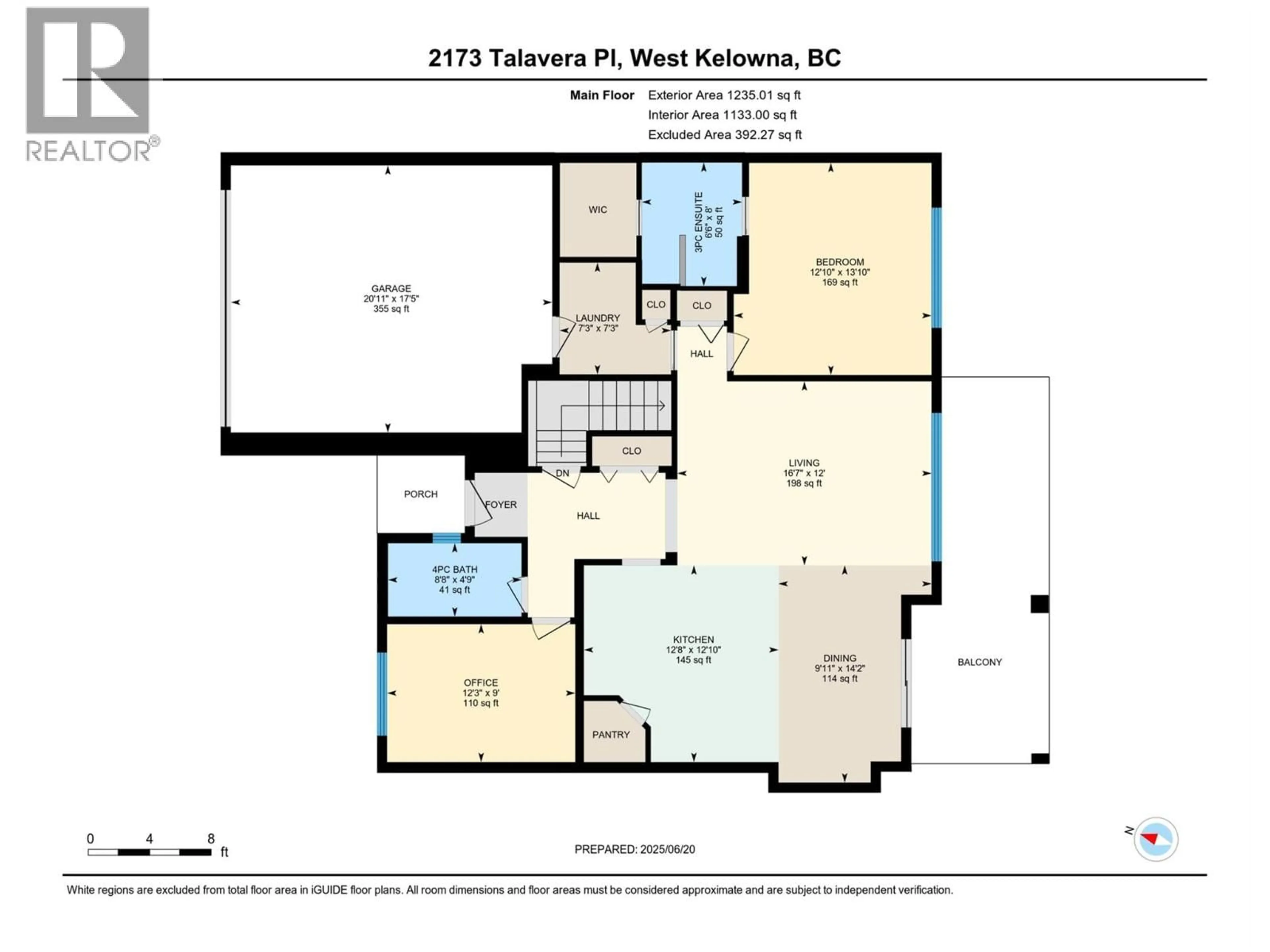 Floor plan for 2173 TALAVERA PLACE, Westbank British Columbia V4T3L4