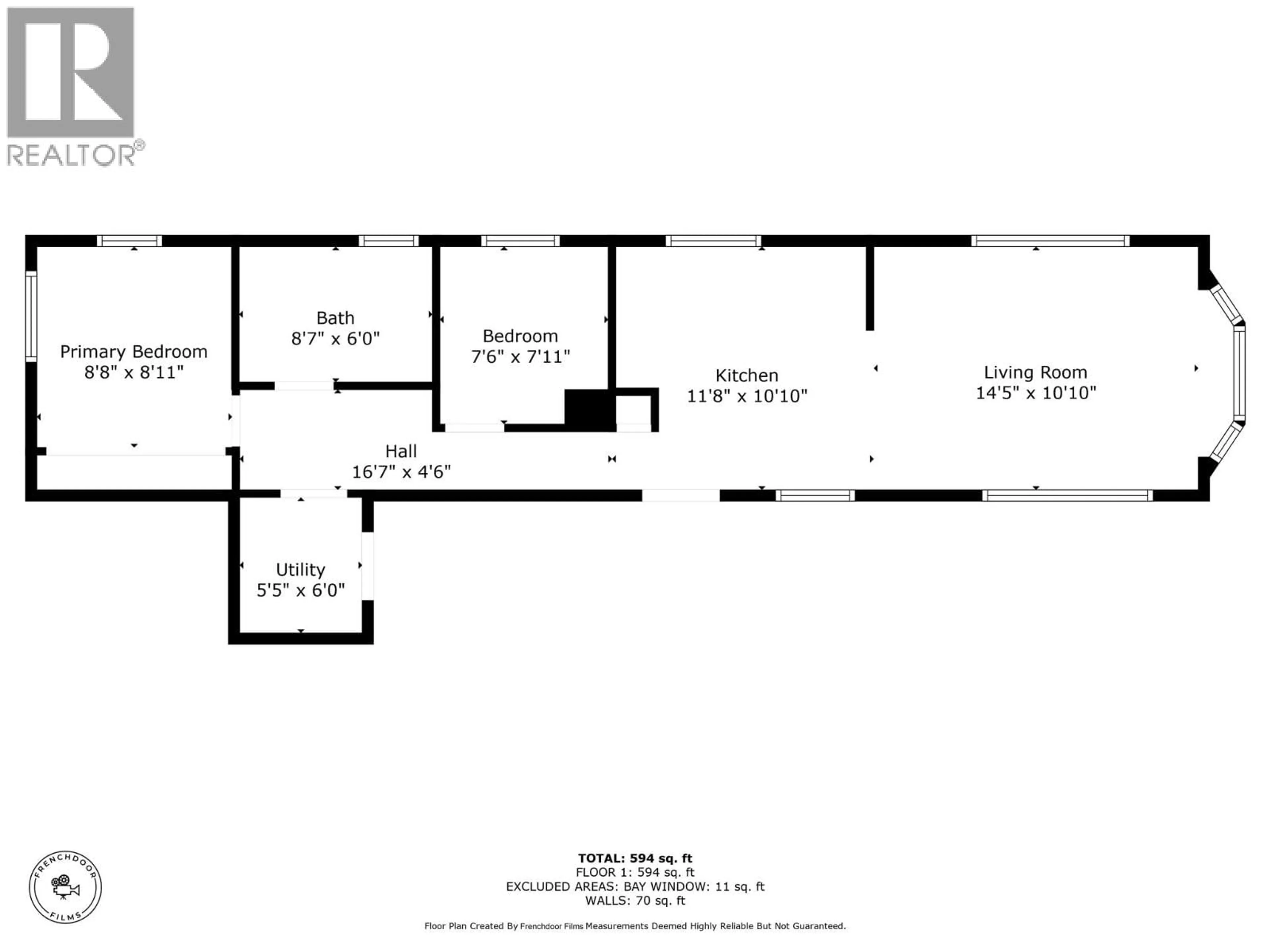 Floor plan for 107 - 2401 ORD ROAD, Kamloops British Columbia V2B7V8