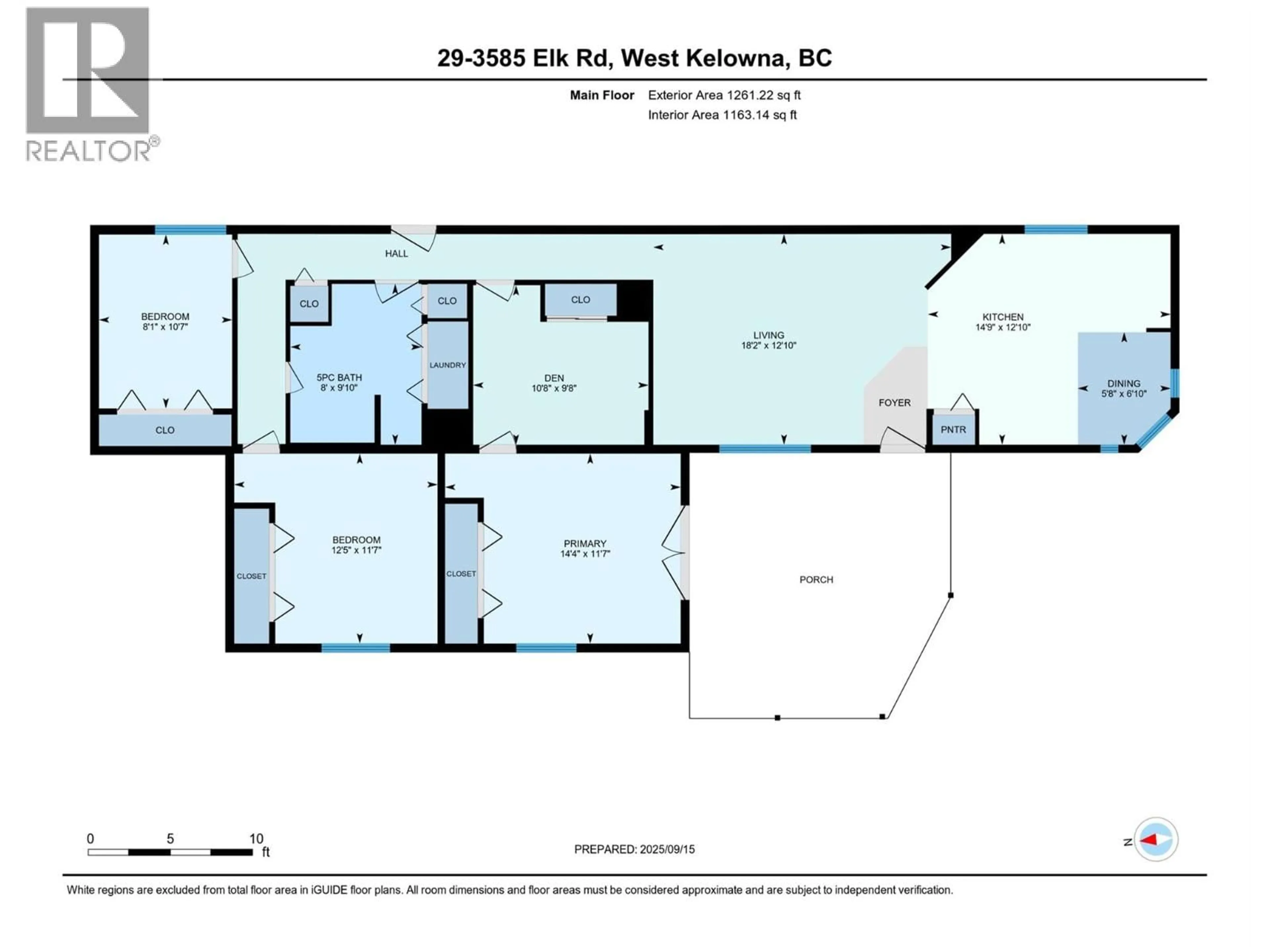Floor plan for 29 - 3585 ELK ROAD, West Kelowna British Columbia V4T1R5