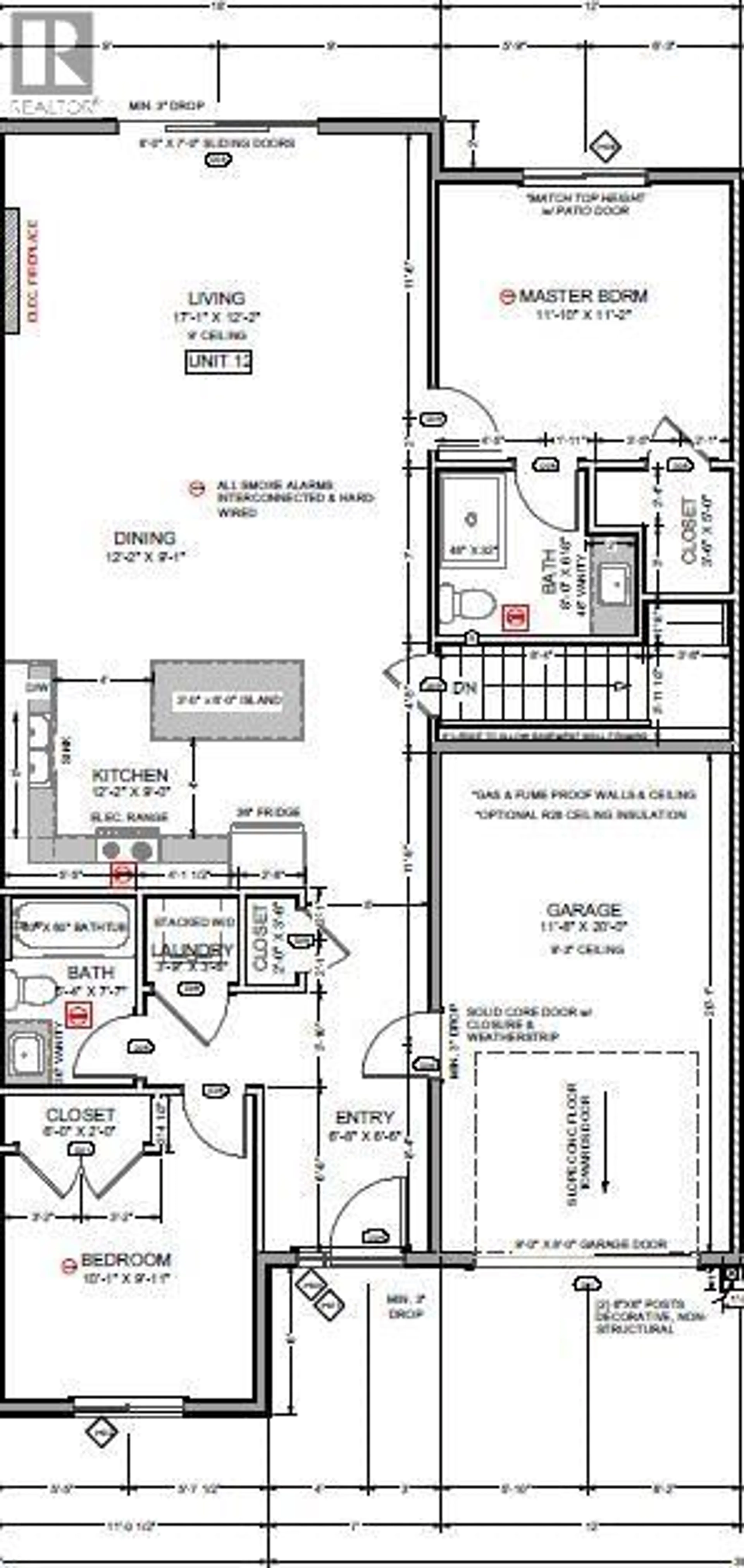 Floor plan for 12 - 220 SHEPHERD ROAD, Chase British Columbia V0E1M1